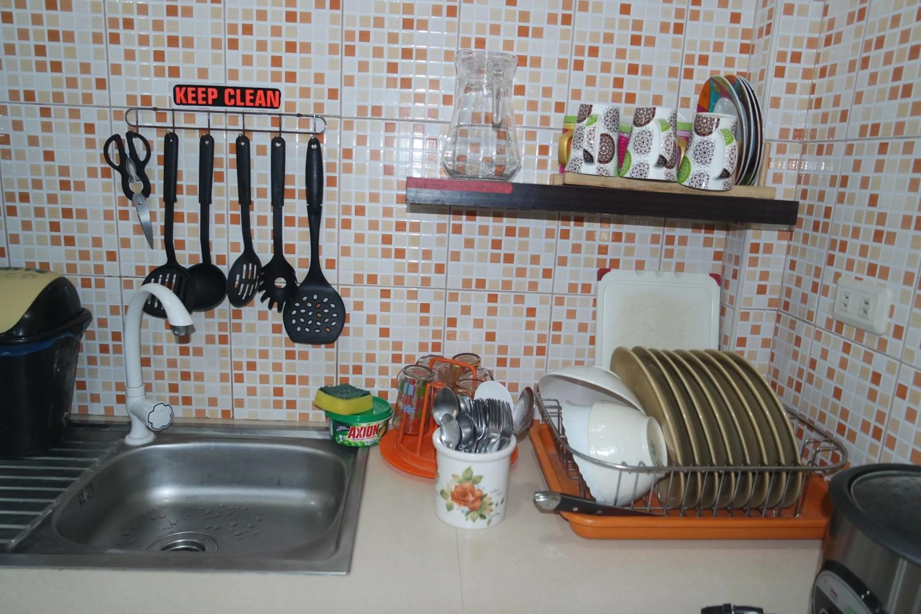 Kitchen or kitchenette in Yoo C Apartment