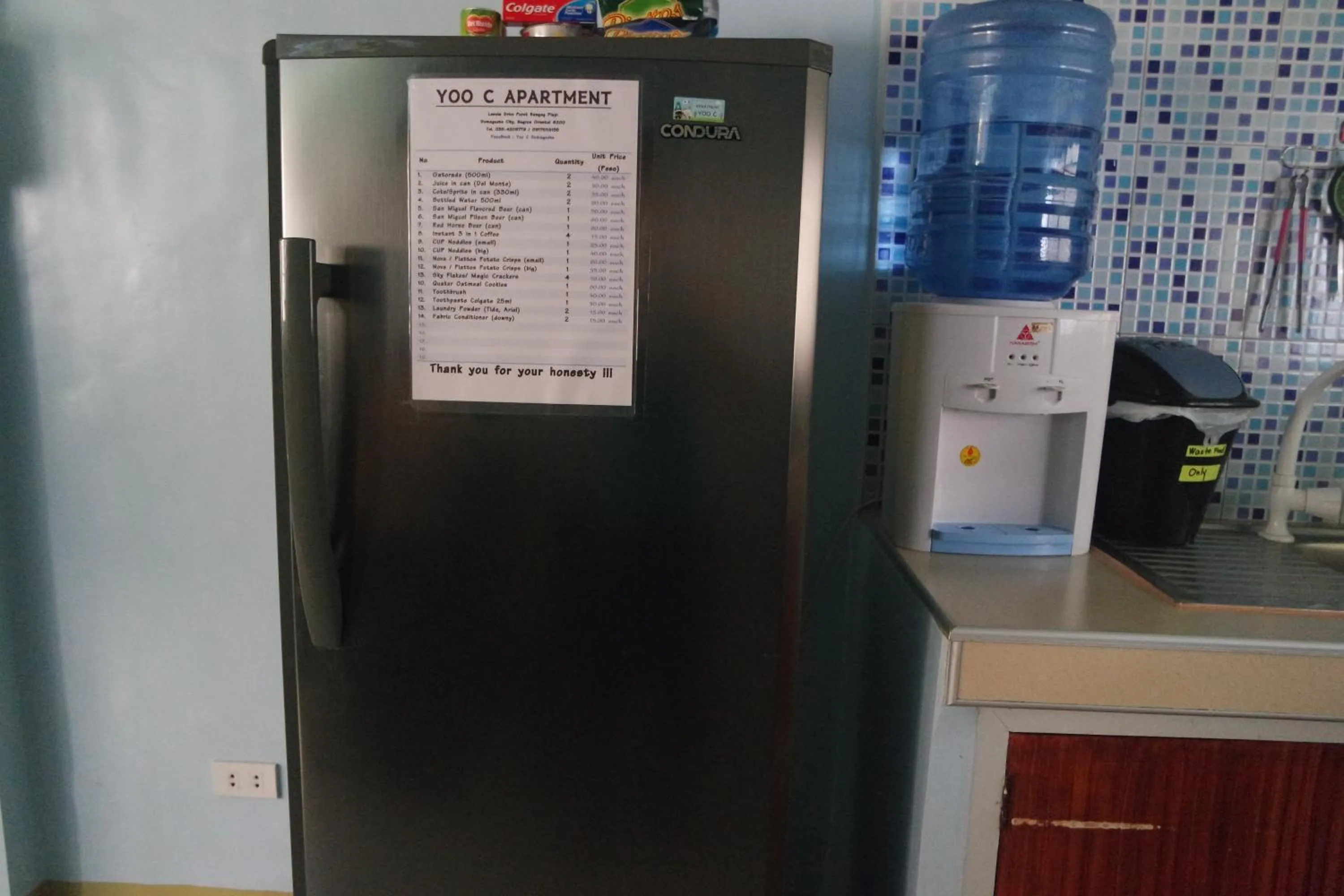 Kitchen or kitchenette in Yoo C Apartment