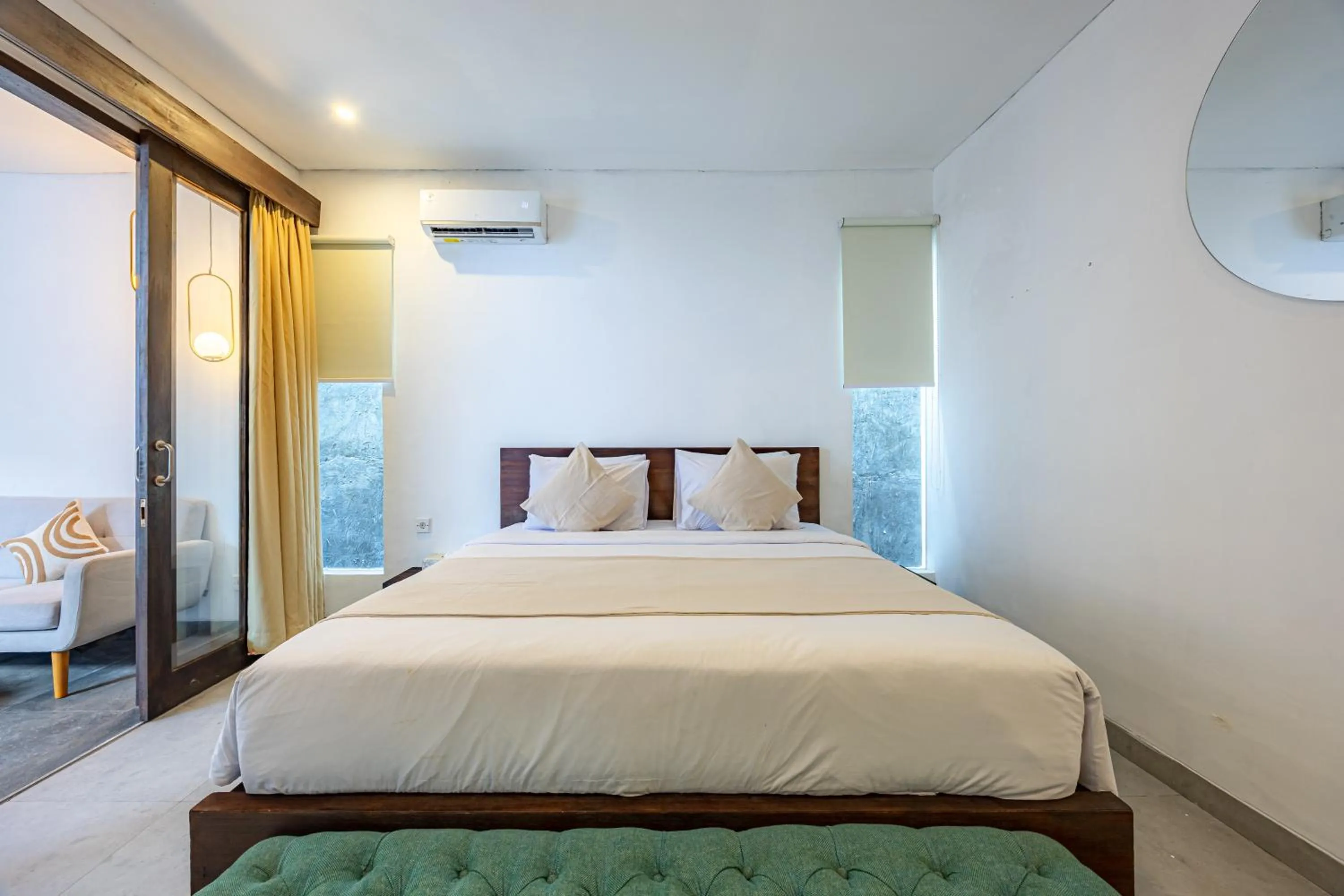 Bed in Apple Villa & Suite Seminyak