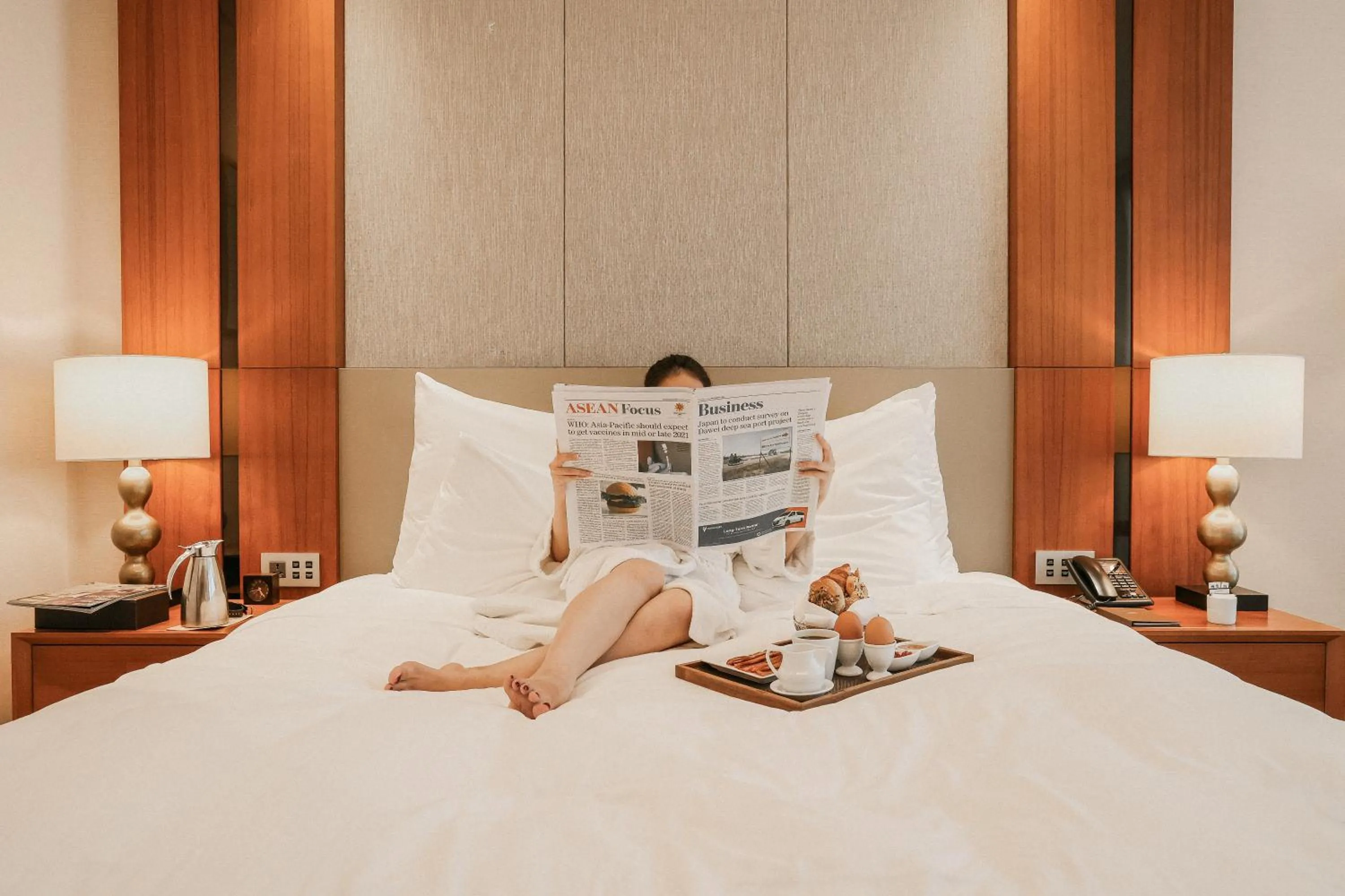 Coffee/tea facilities, Bed in LOTTE Hotel Yangon
