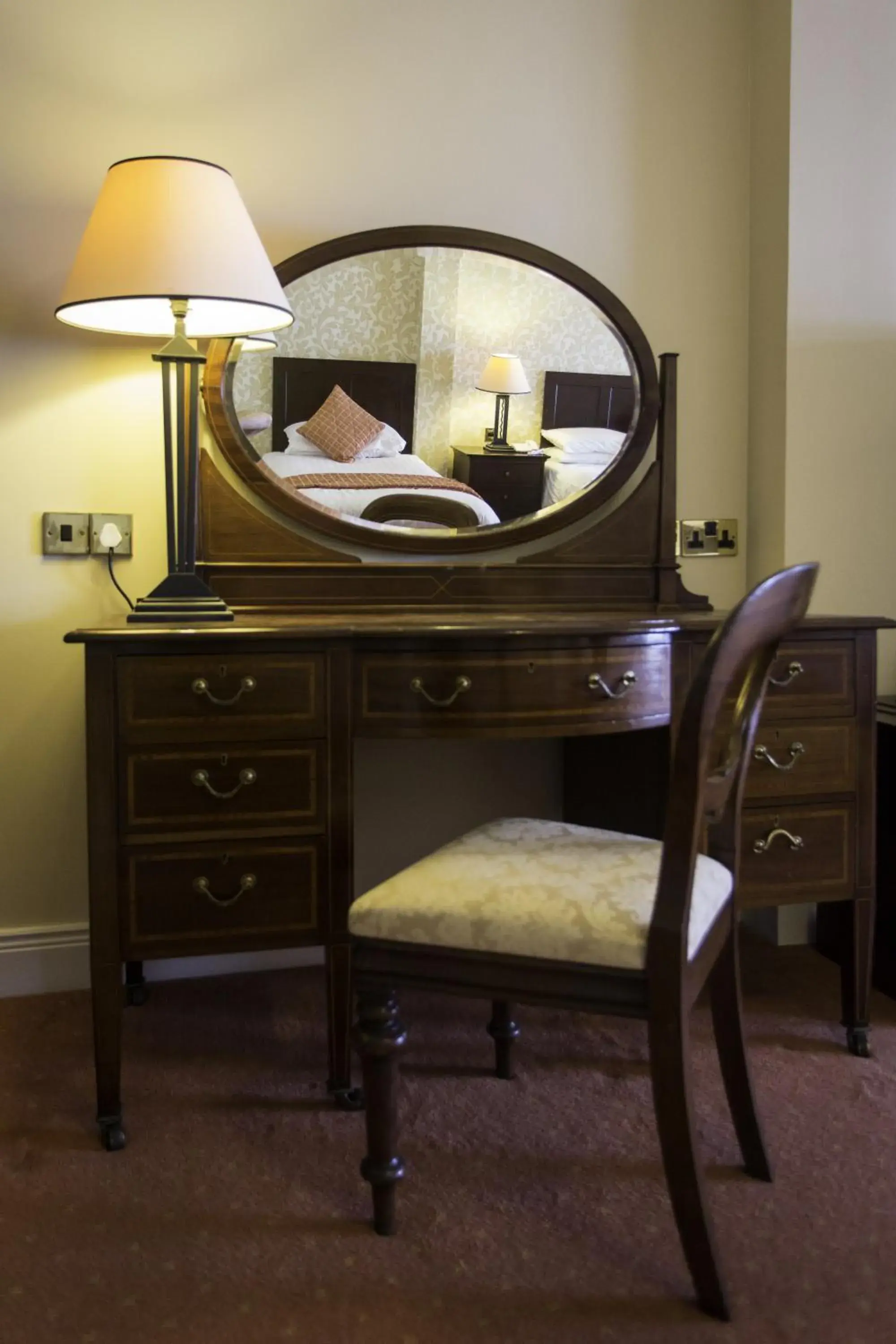 Decorative detail, Bed in Sandhouse Hotel Decorative detail, Bed in Sandhouse Hotel