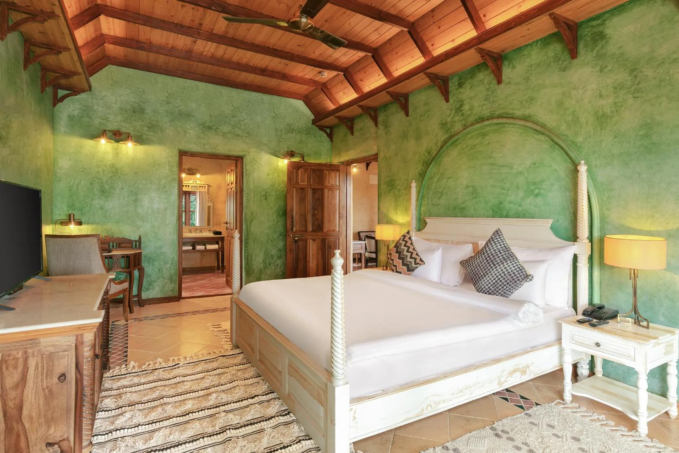 Bedroom, Bed in Amritara Aura Resort & Spa