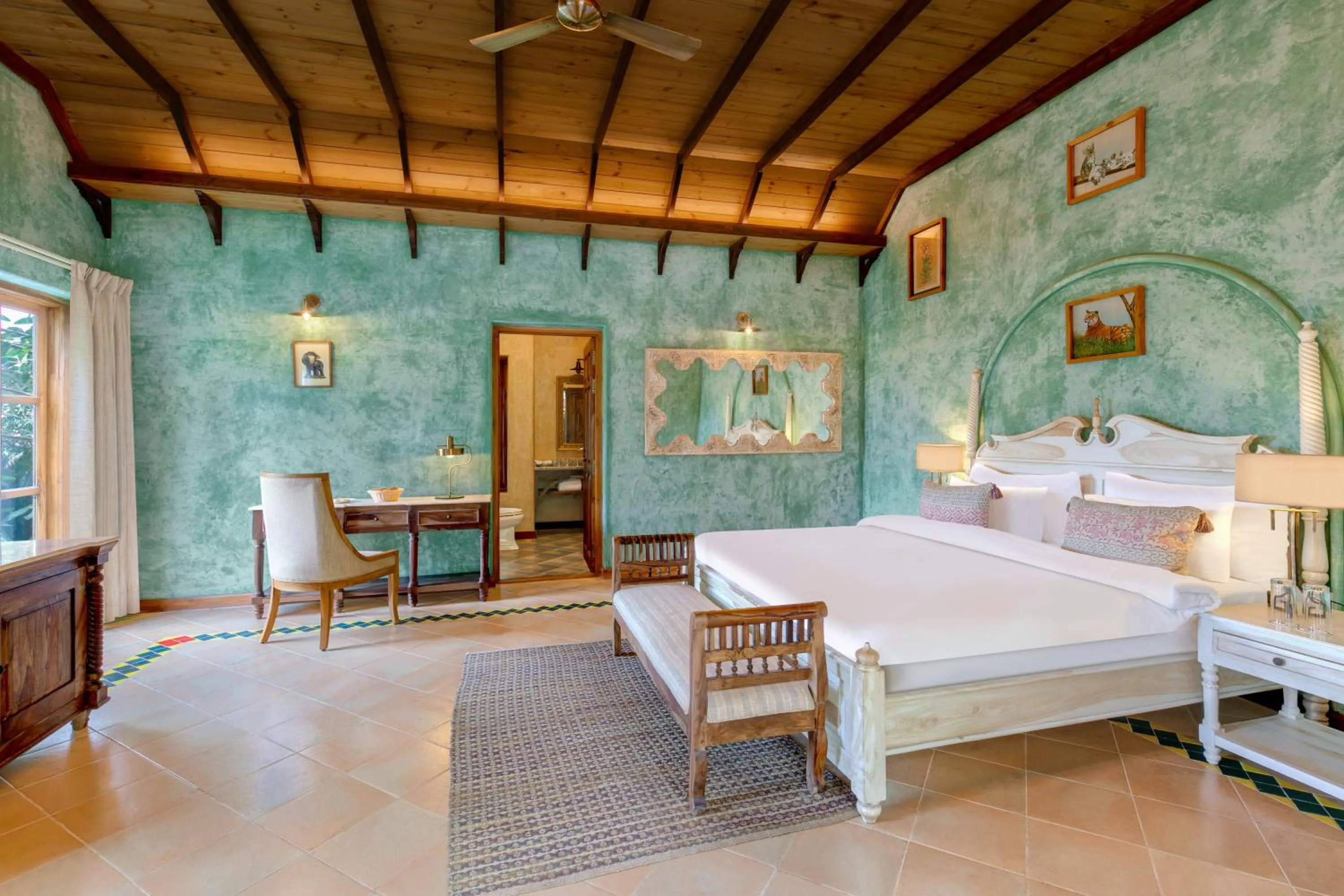 View (from property/room), Bed in Amritara Aura Resort & Spa