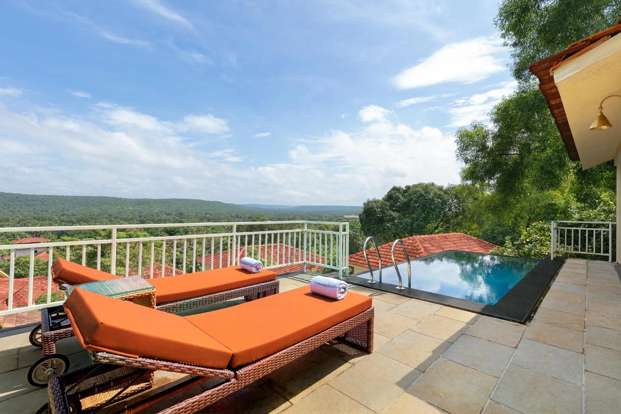 Patio in Amritara Aura Resort & Spa