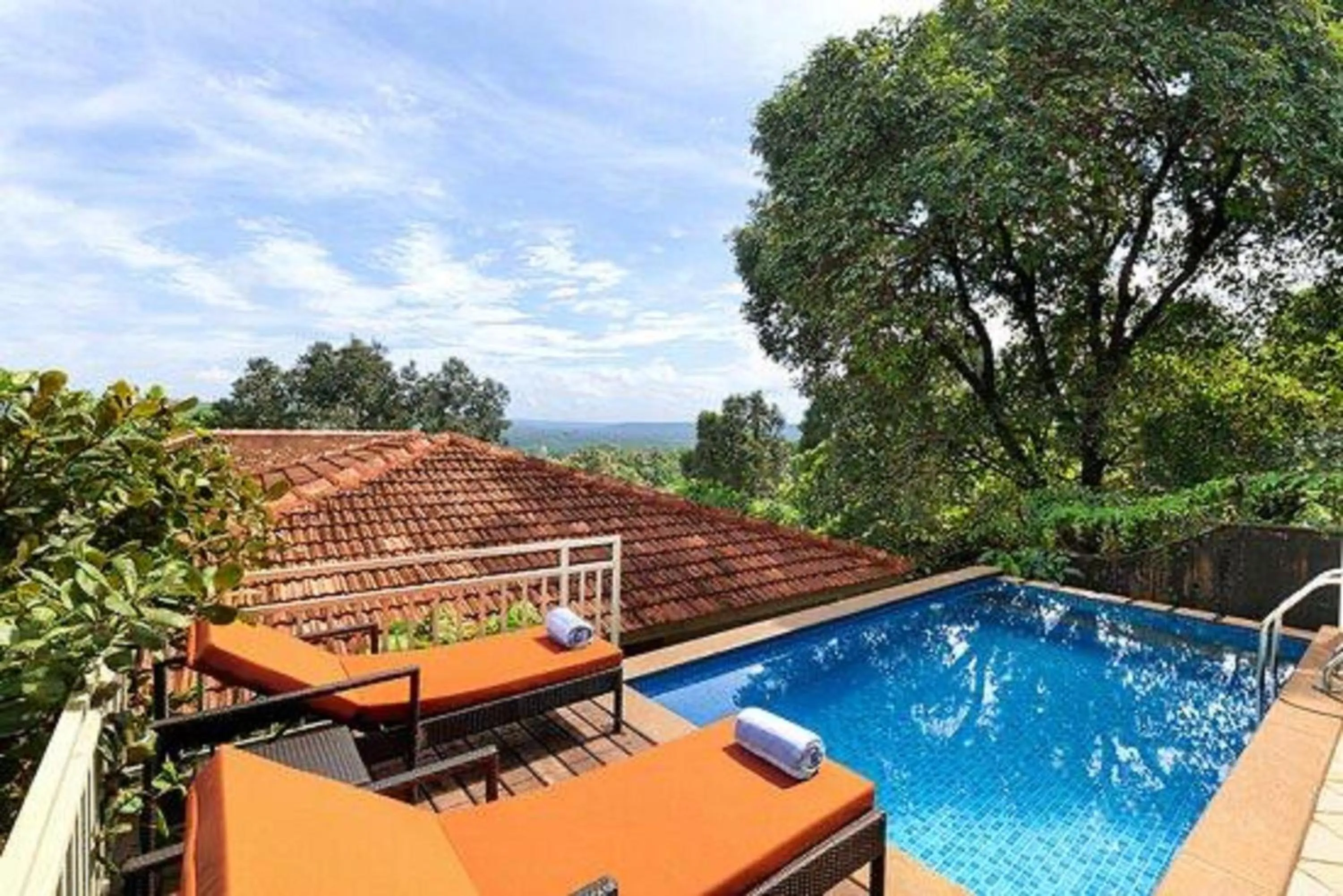 Pool view in Amritara Aura Resort & Spa