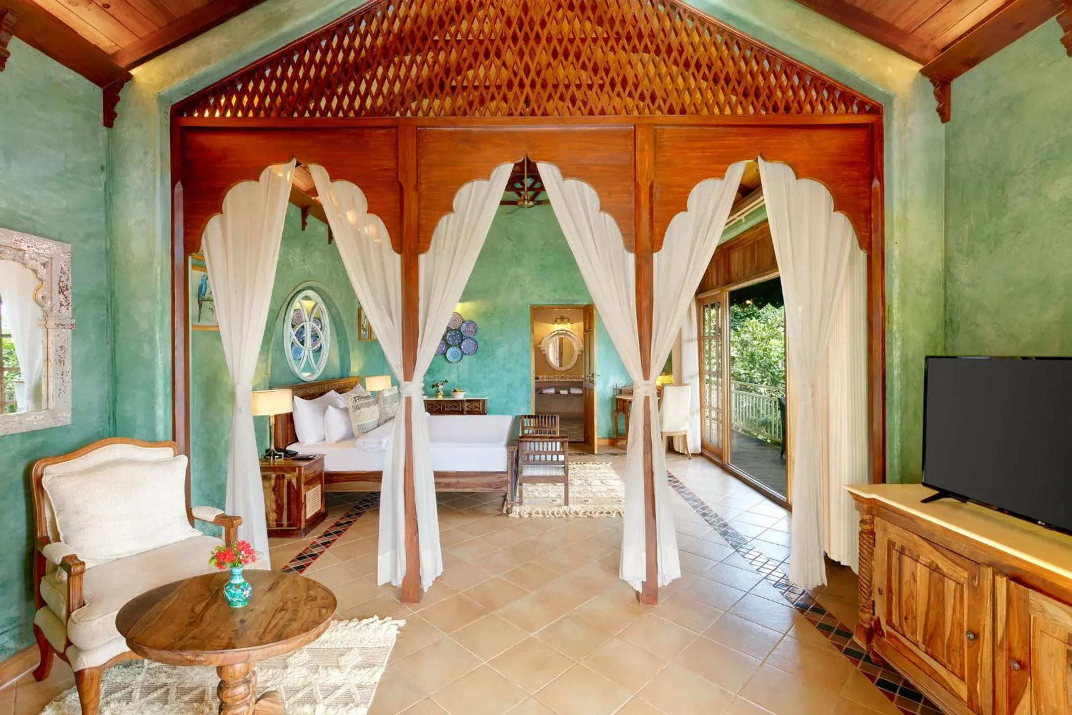 Bedroom in Amritara Aura Resort & Spa Bedroom in Amritara Aura Resort & Spa