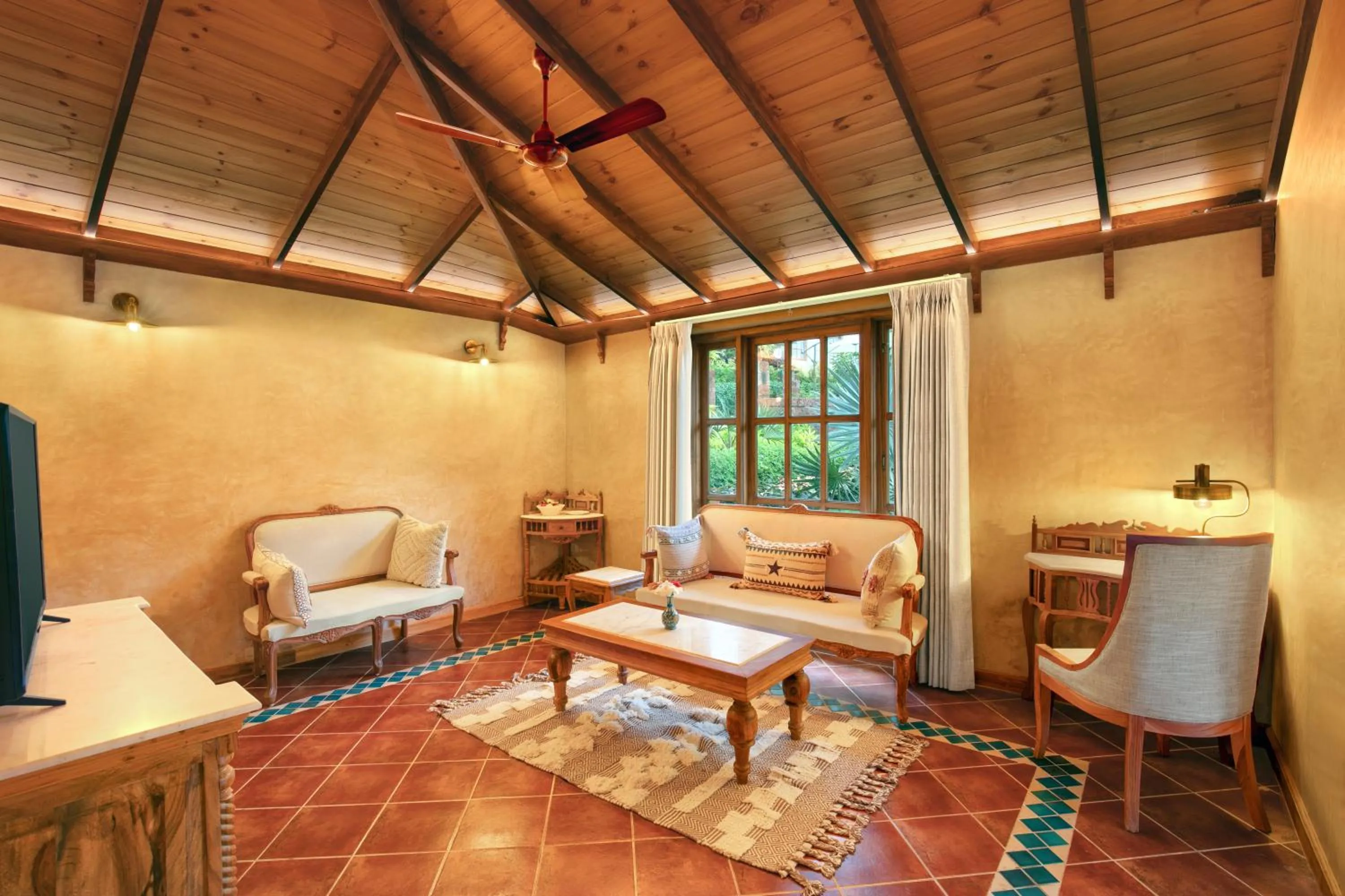 Seating area in Amritara Aura Resort & Spa