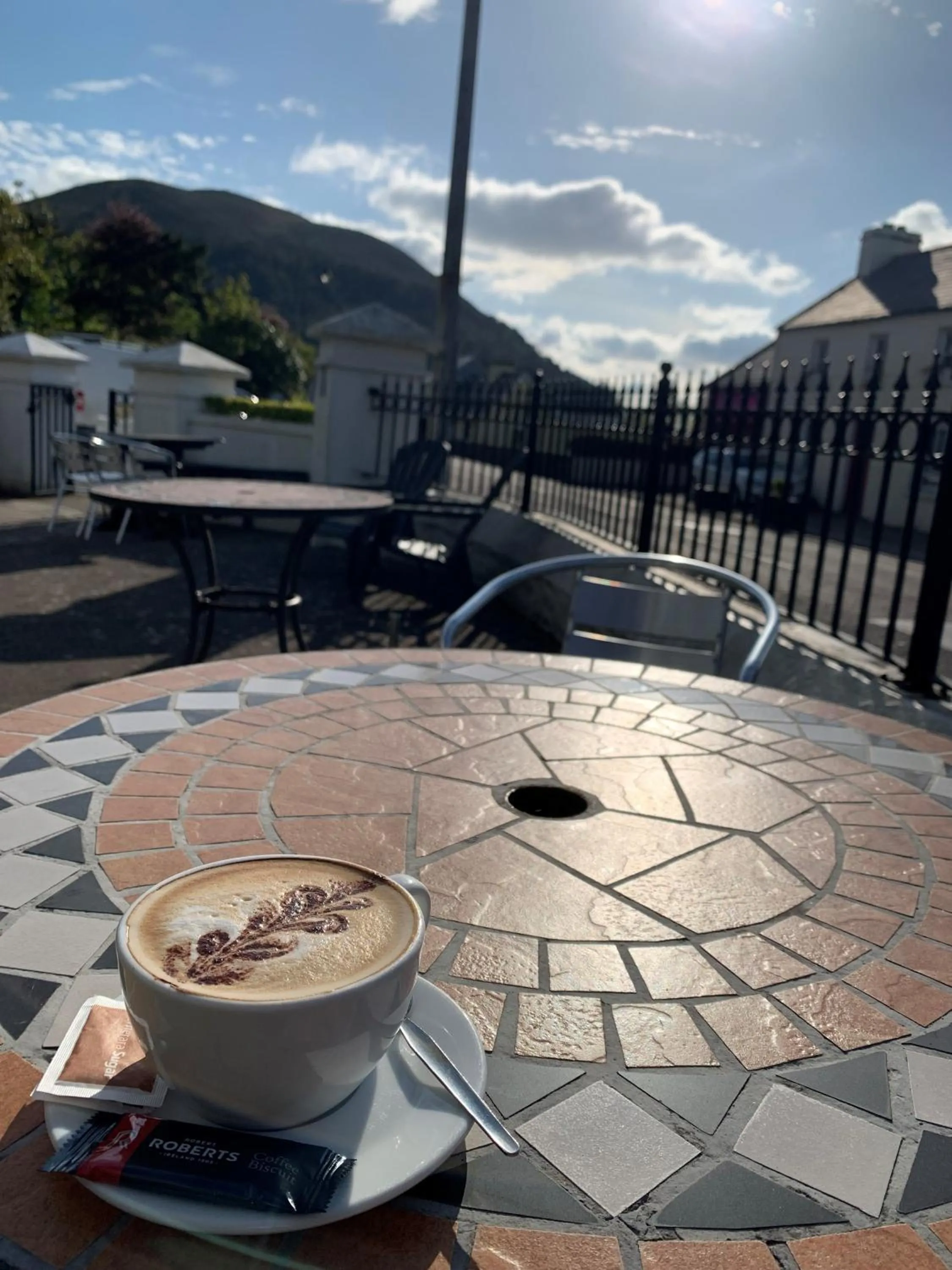 Patio in Towers Hotel Glenbeigh