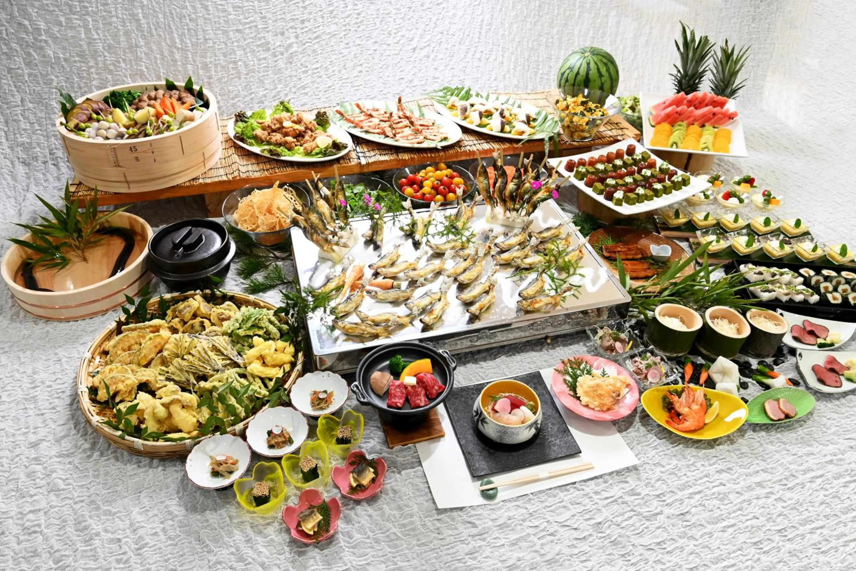 Dinner in Sansuikan Kawayu Matsuya