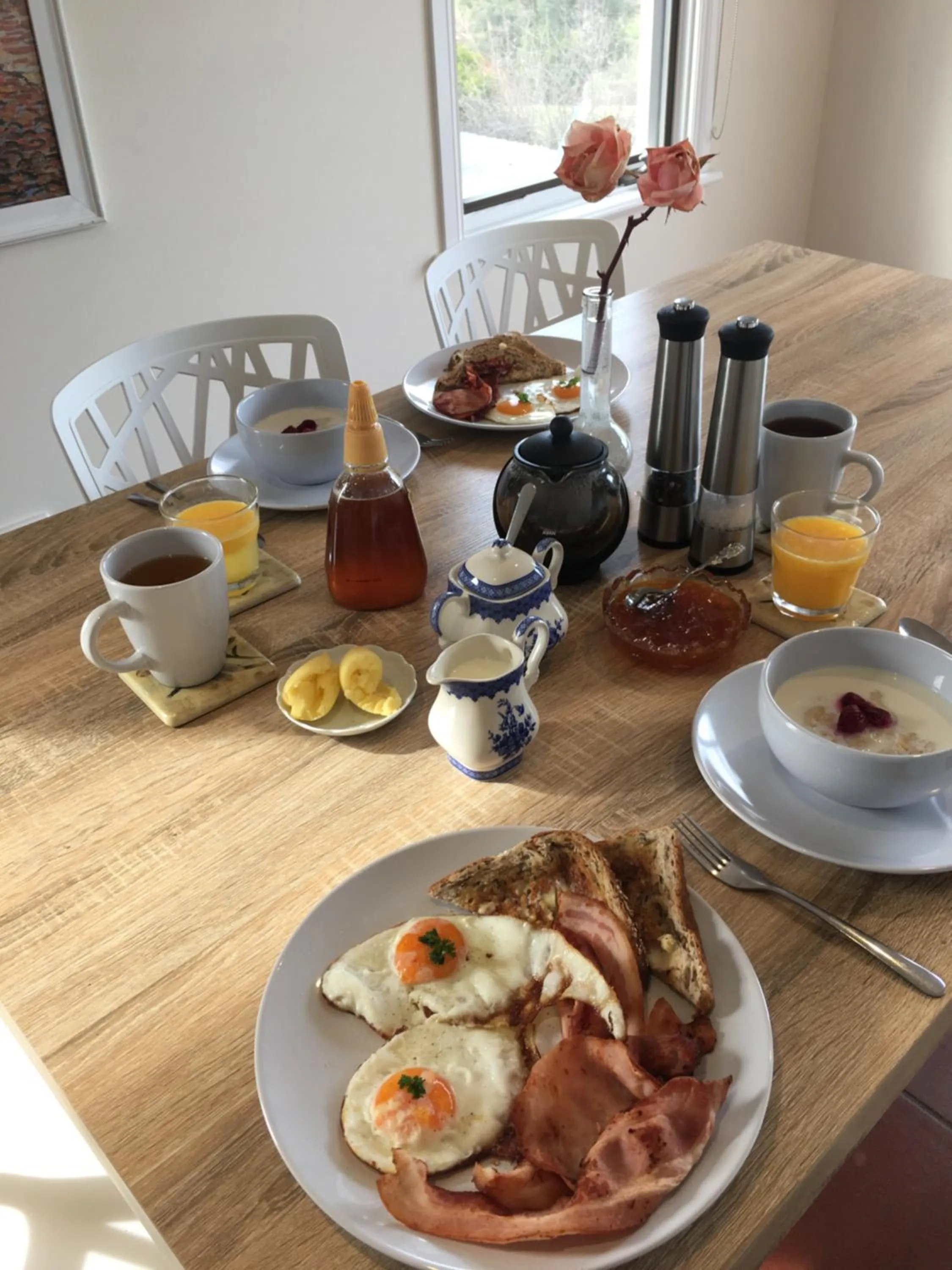 Food close-up in Rosewhite House