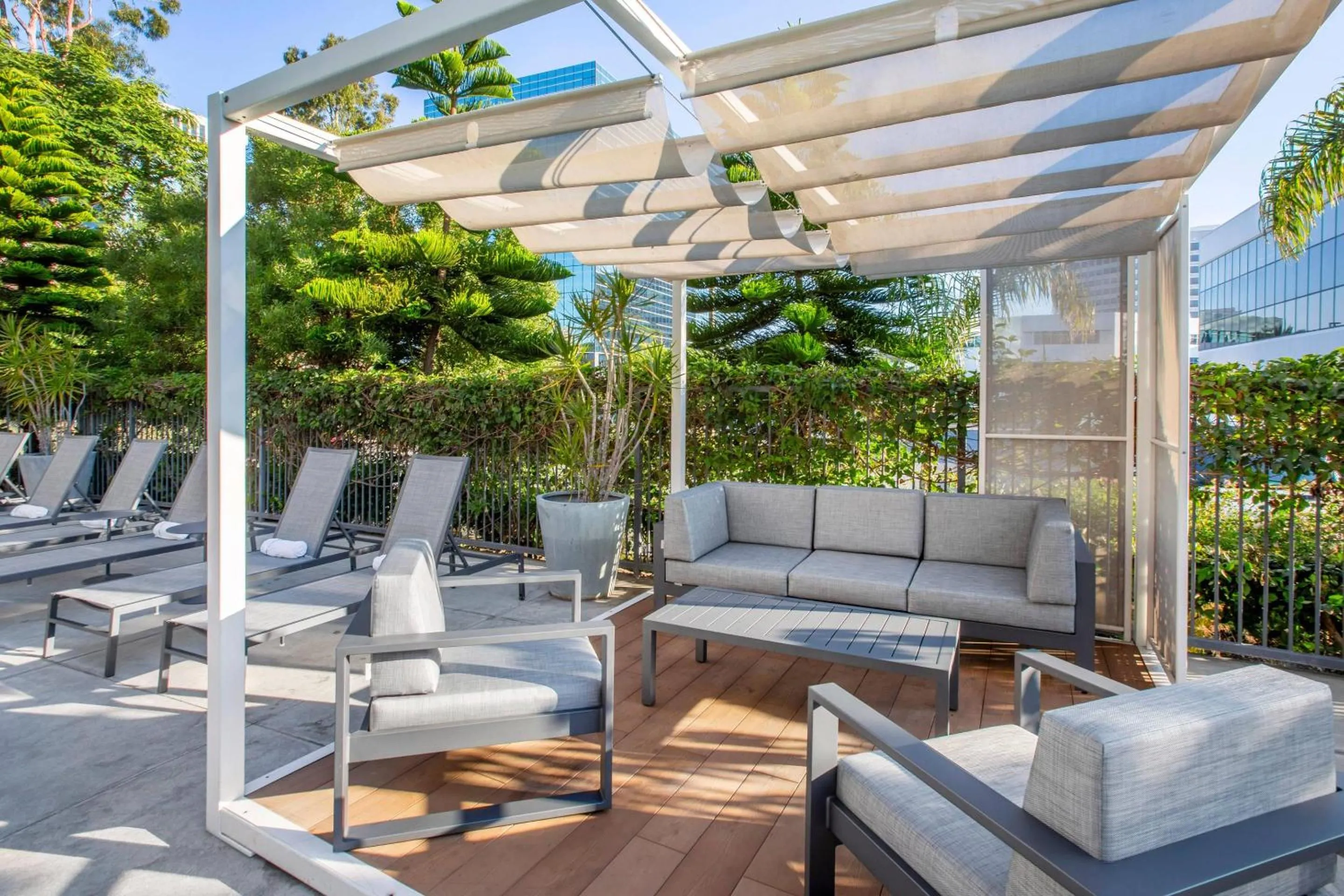 Swimming pool in Cambria Hotel LAX