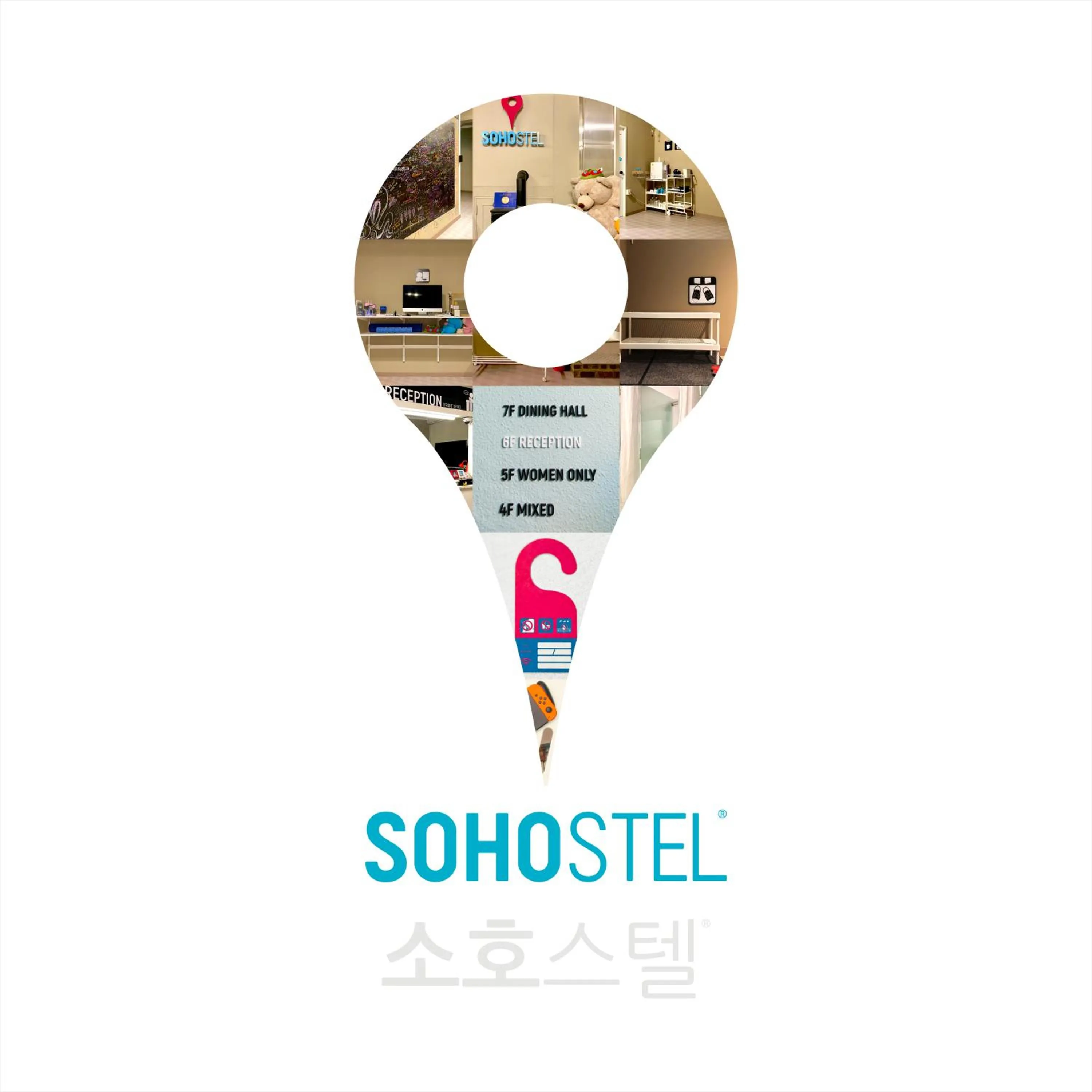 Logo/Certificate/Sign in Sohostel Korea