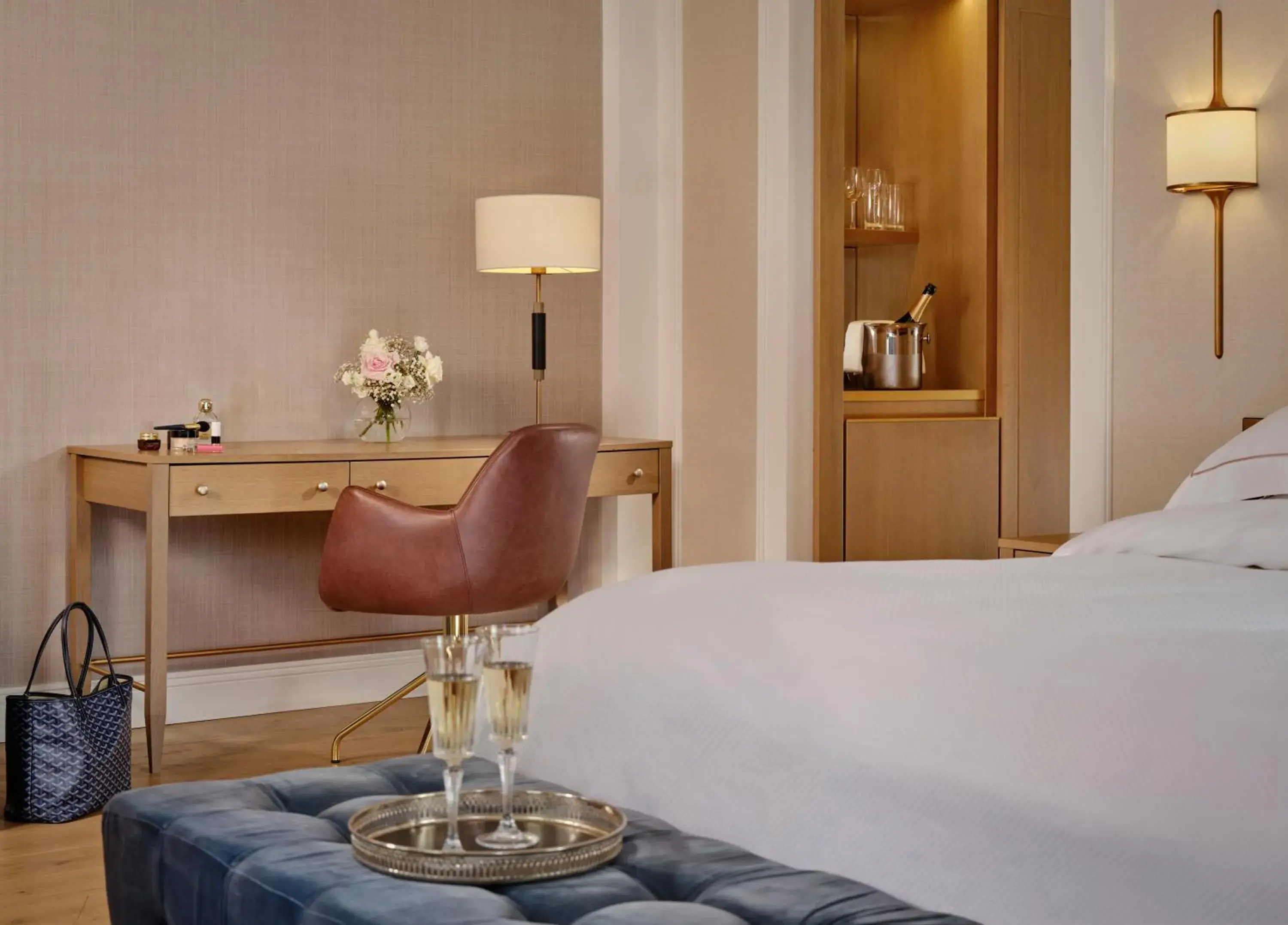 Decorative detail, Bed in The College Green Dublin Hotel, Autograph Collection Decorative detail, Bed in The College Green Dublin Hotel, Autograph Collection