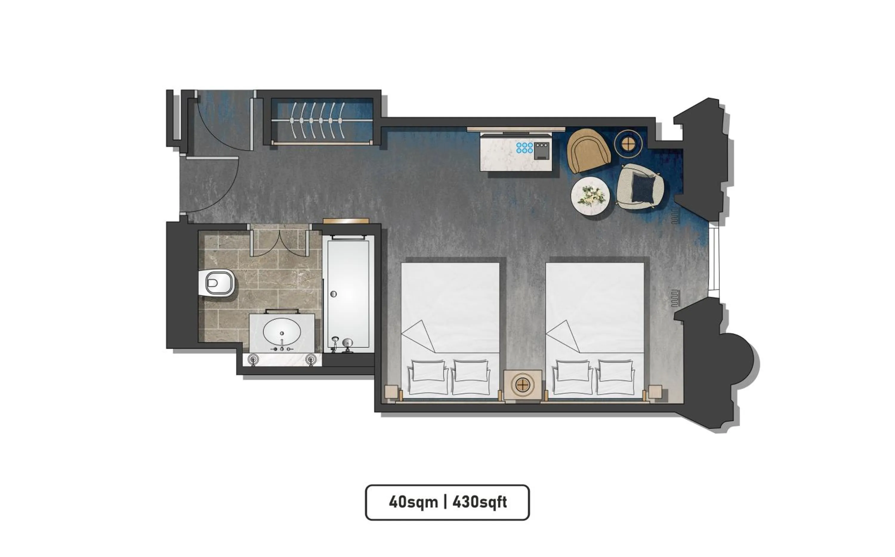 Heritage Double Room with Two Double Beds and City View in The College Green Dublin Hotel, Autograph Collection