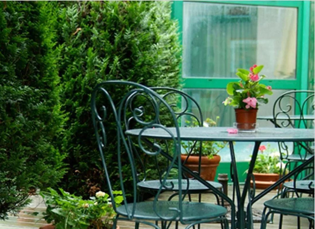 Balcony/Terrace in Hôtel Restaurant La Tourmaline