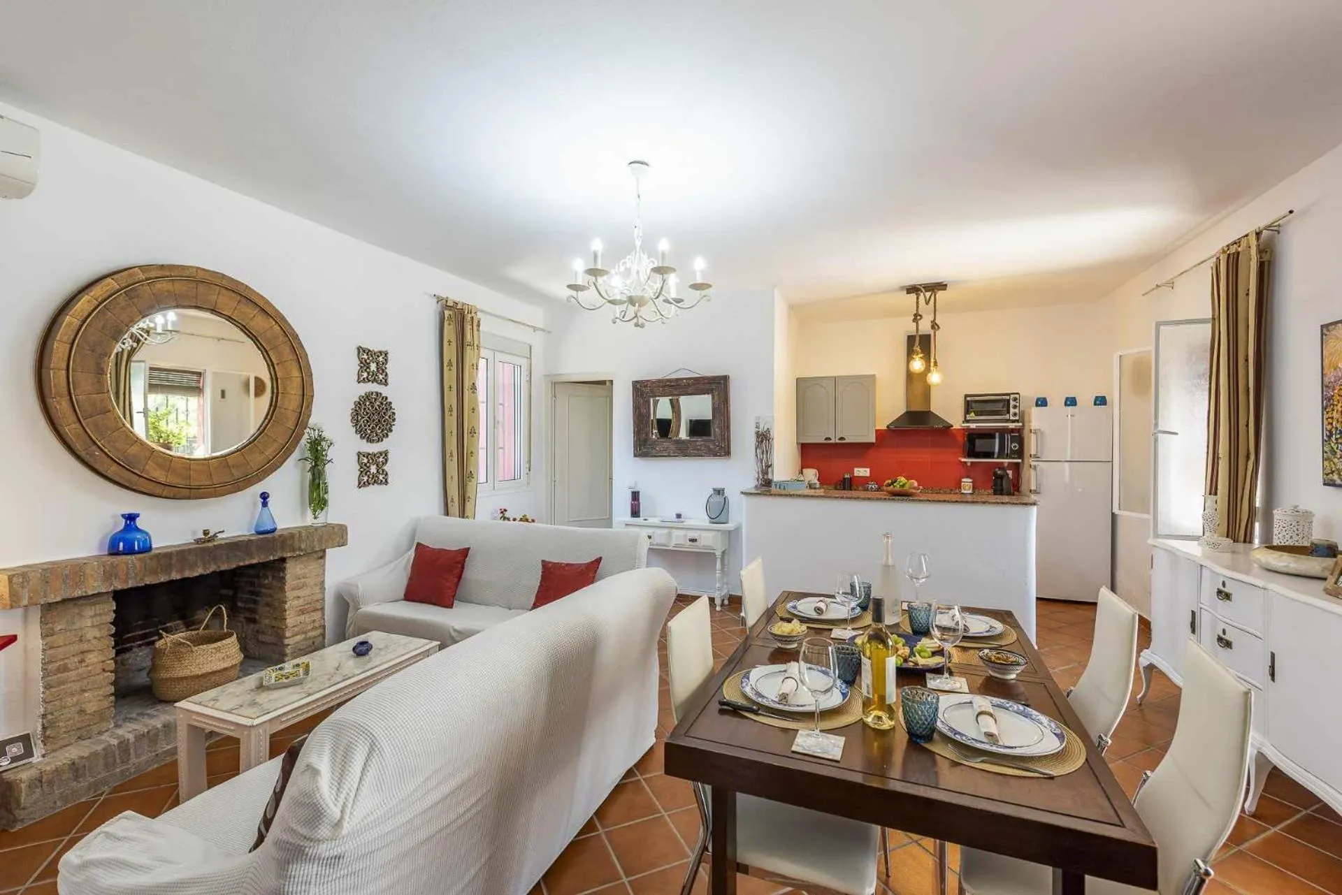Kitchen or kitchenette in Casa Rural Villa Felisa