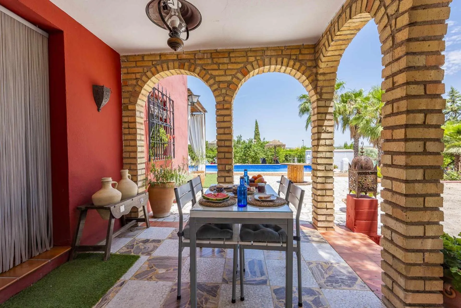 BBQ facilities in Casa Rural Villa Felisa