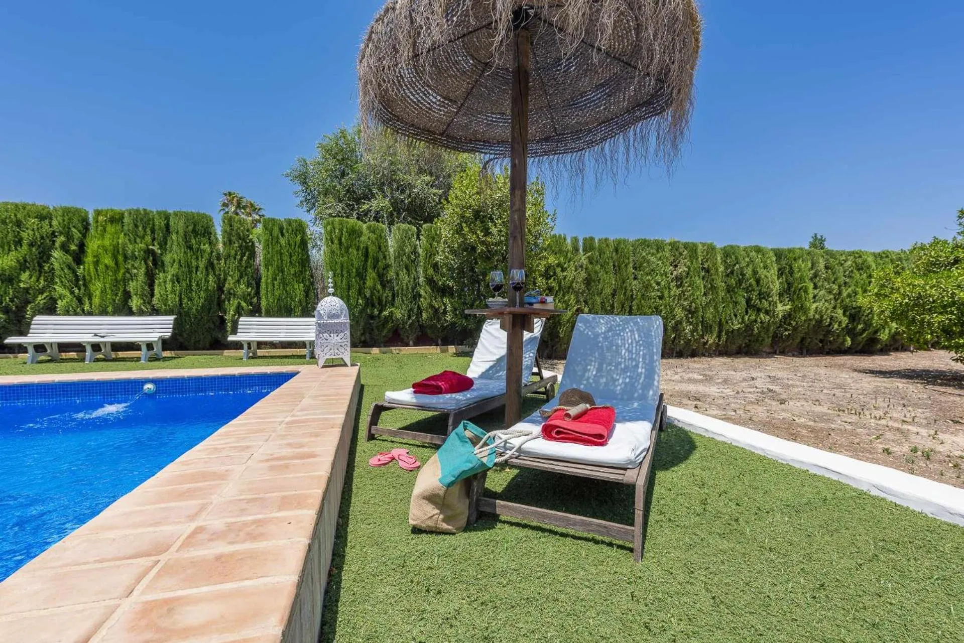 Garden in Casa Rural Villa Felisa