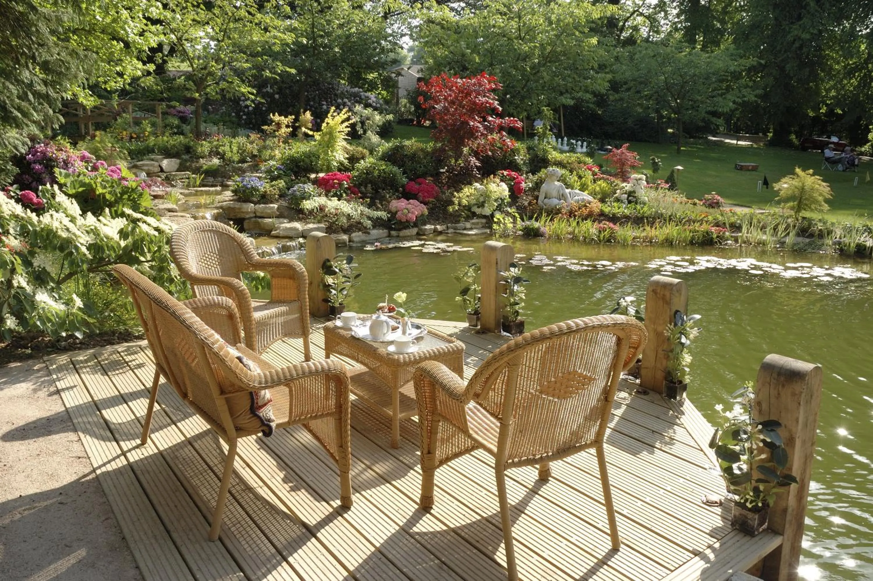 Garden in Summer Lodge Country House Hotel