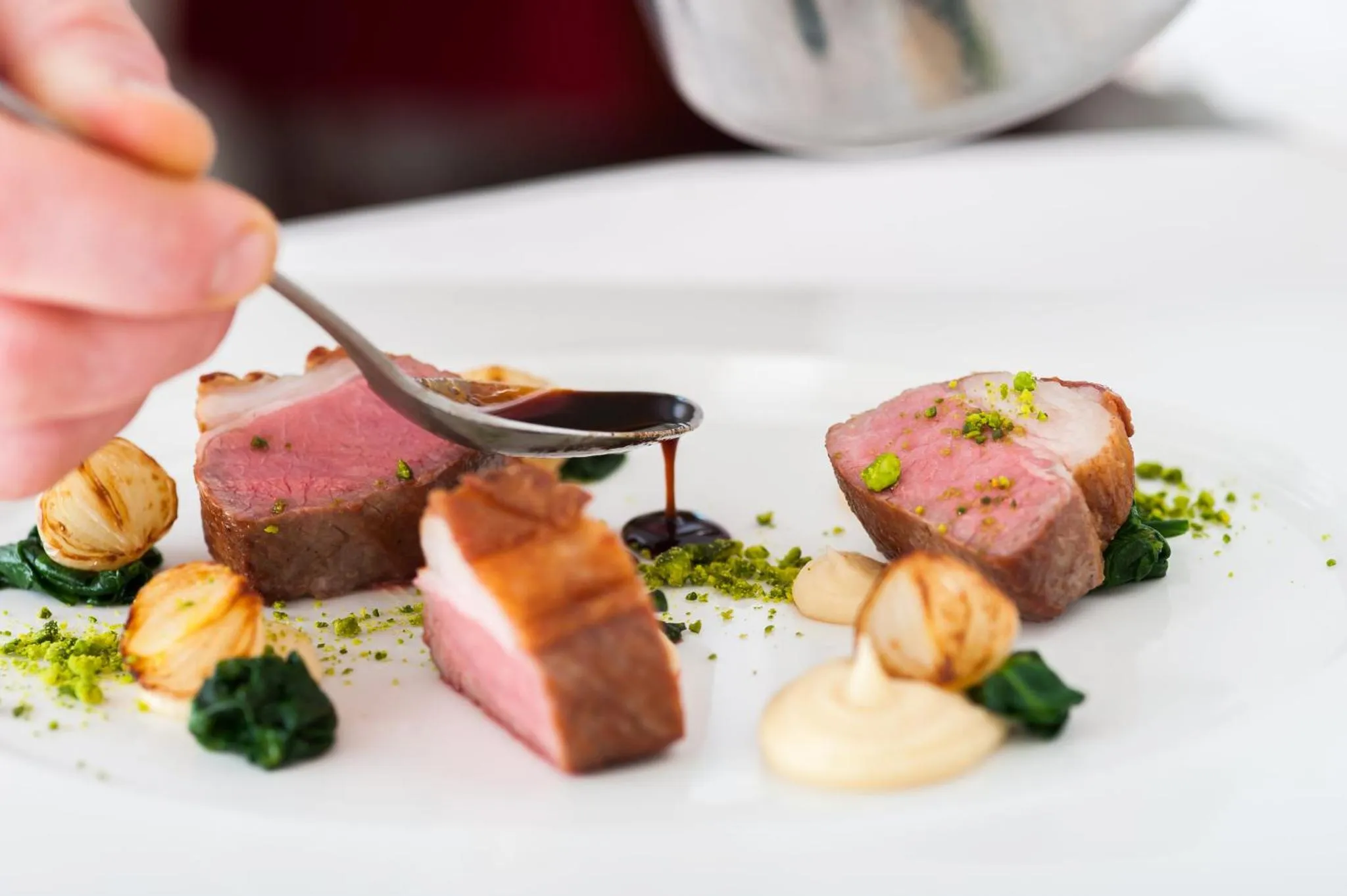 Restaurant/places to eat in Summer Lodge Country House Hotel