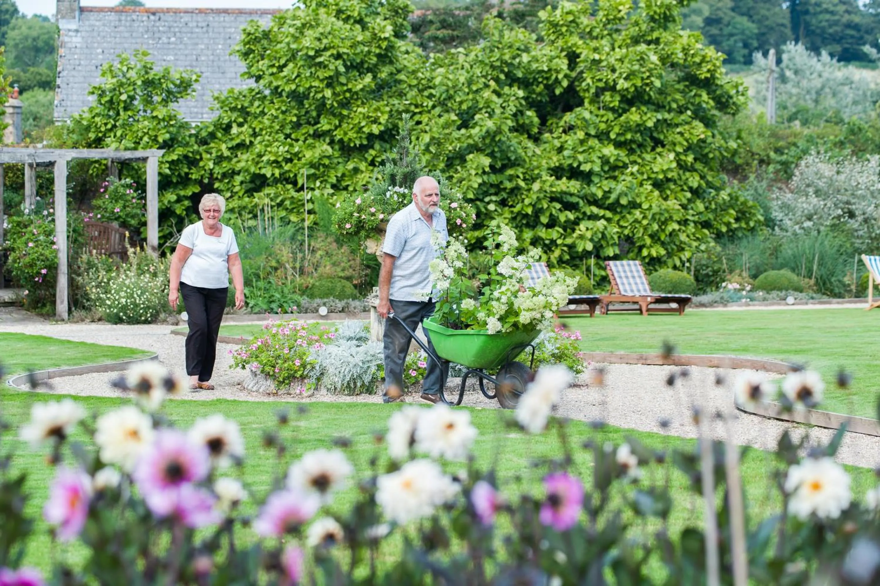 Garden in Summer Lodge Country House Hotel