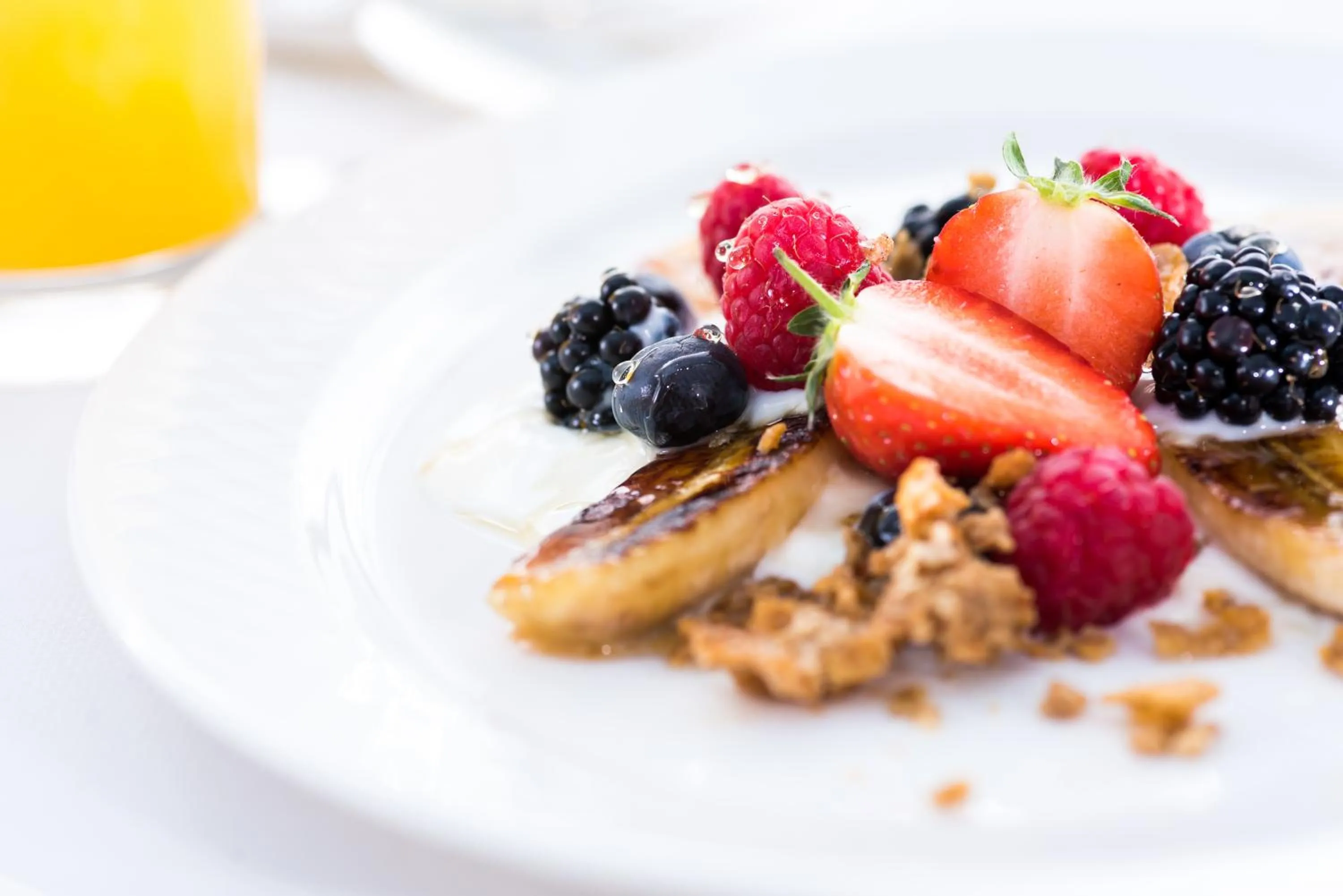 Food close-up in Summer Lodge Country House Hotel