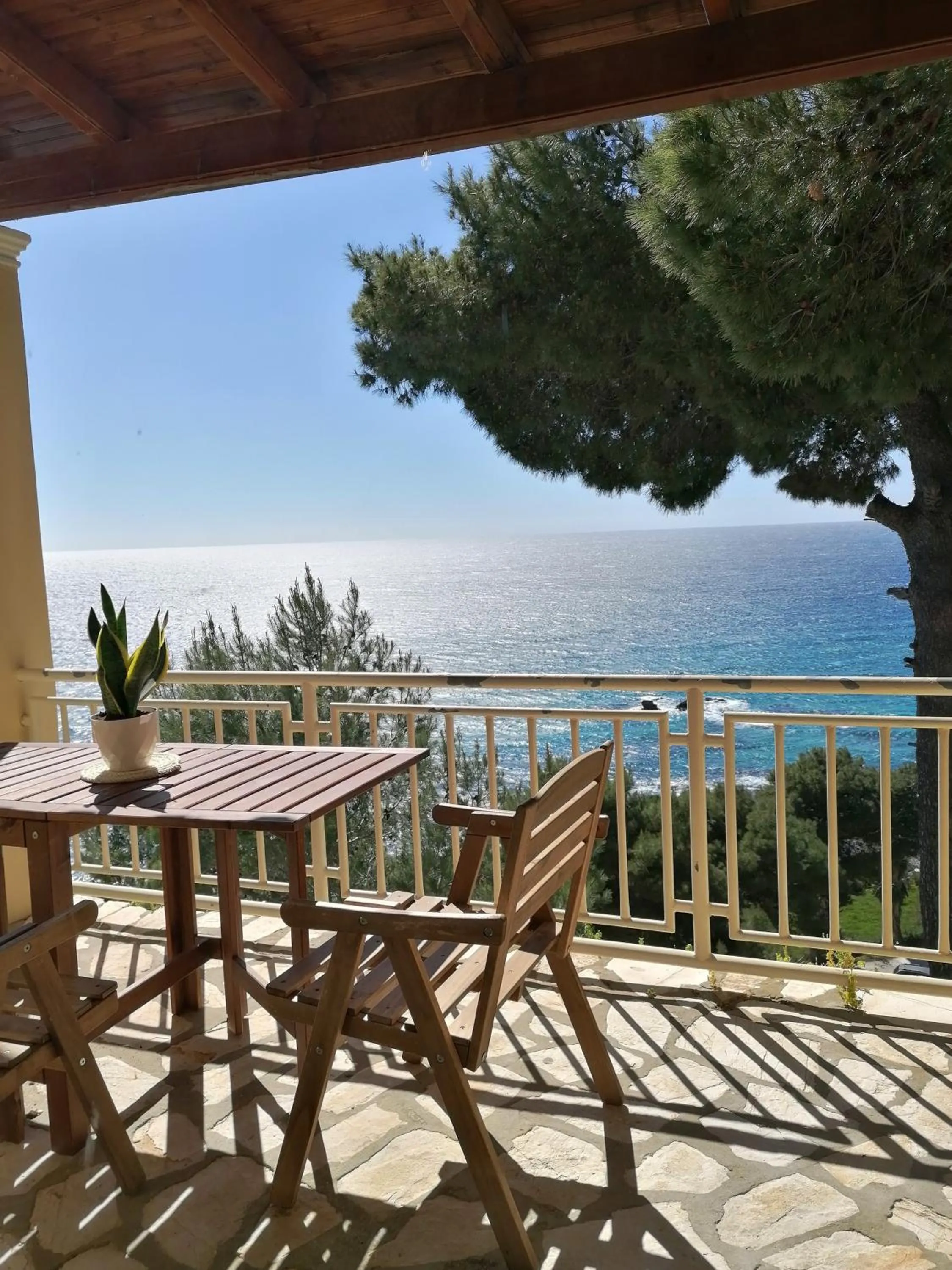 Balcony/Terrace in Vicky's Panoramic View Apartments
