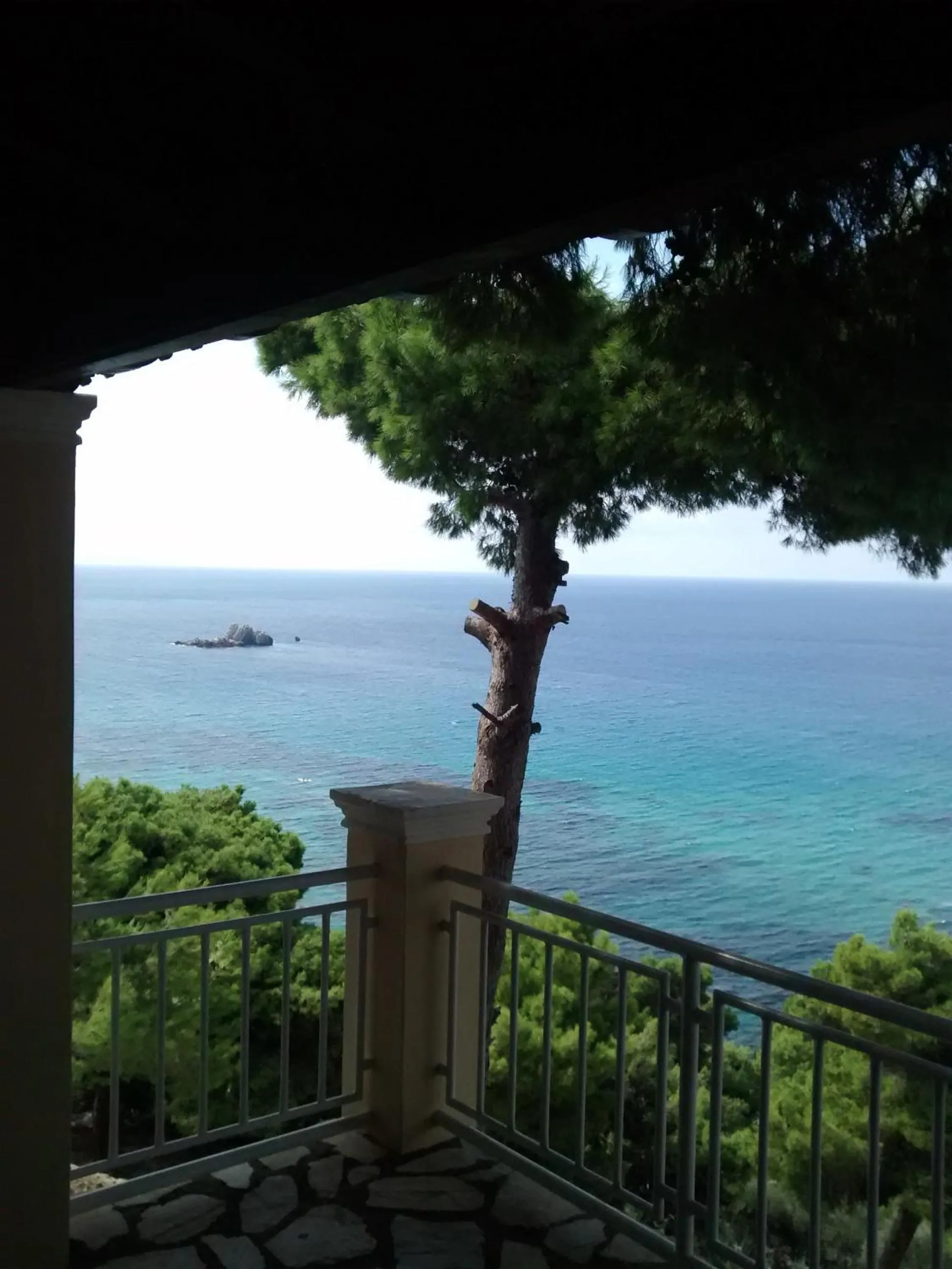 Balcony/Terrace in Vicky's Panoramic View Apartments