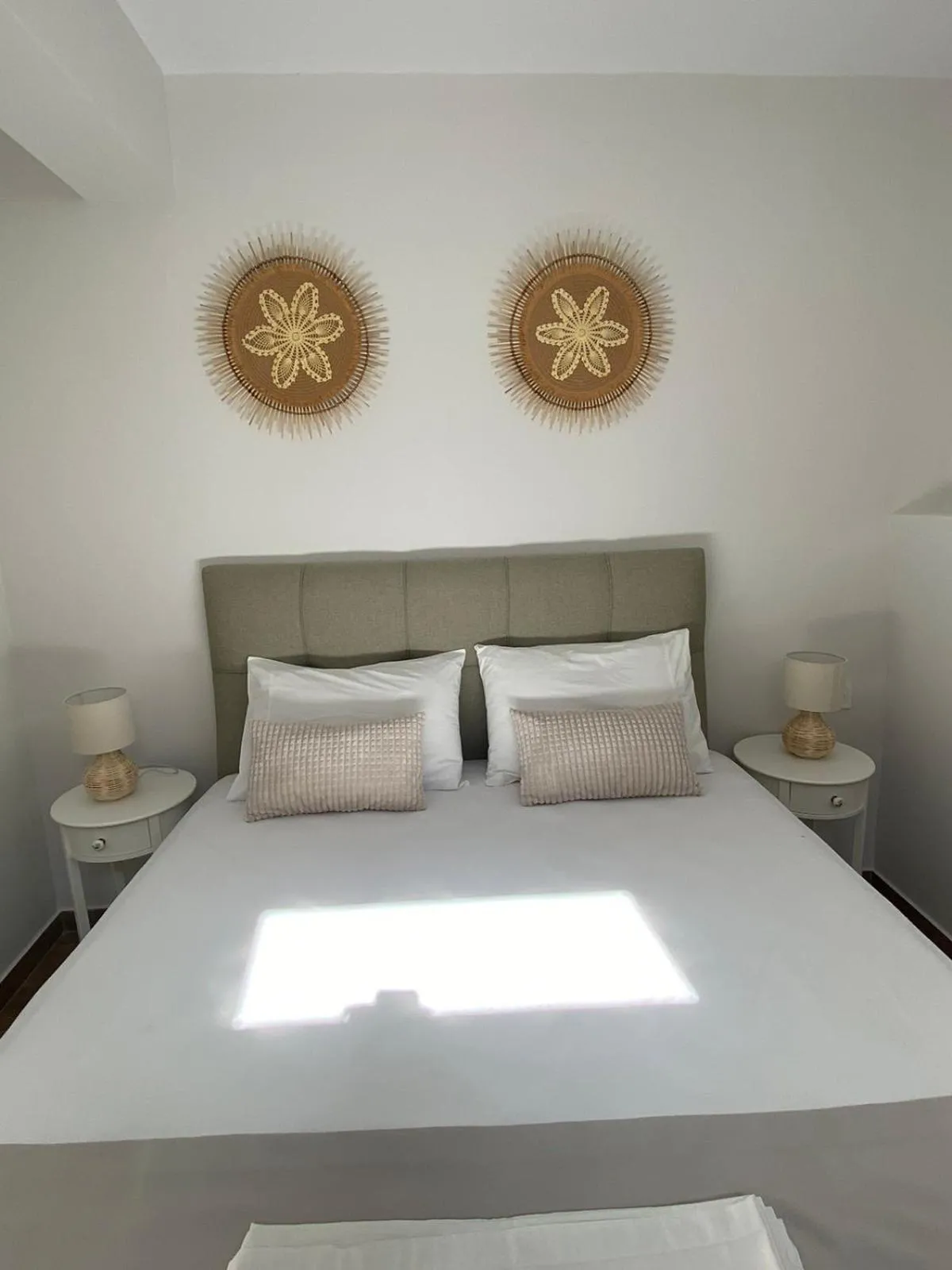 Bed in Vicky's Panoramic View Apartments