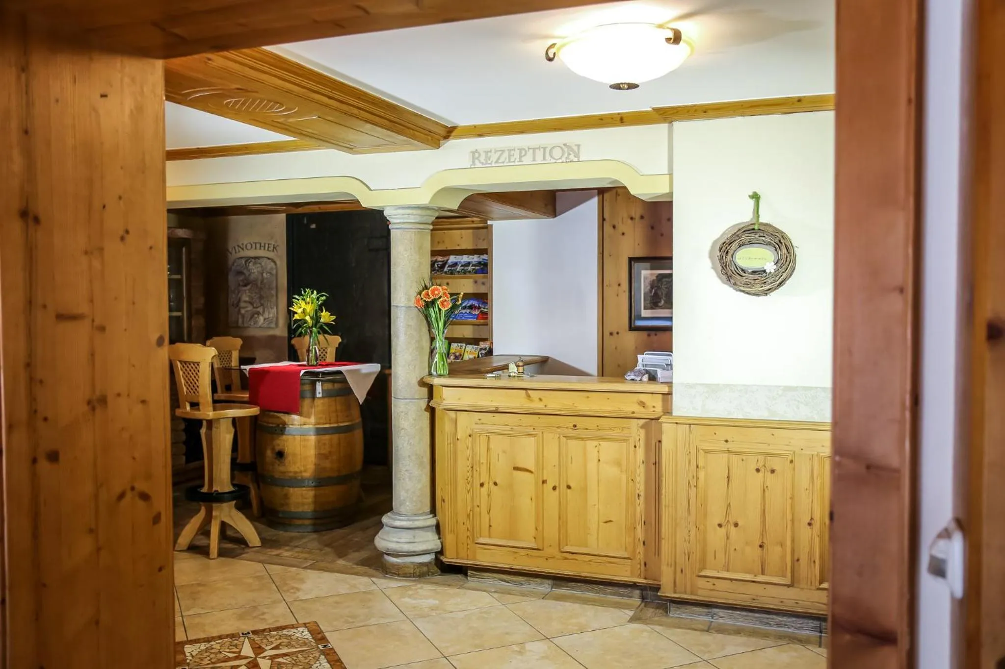 Lobby or reception in Gasthof Simmerlwirt