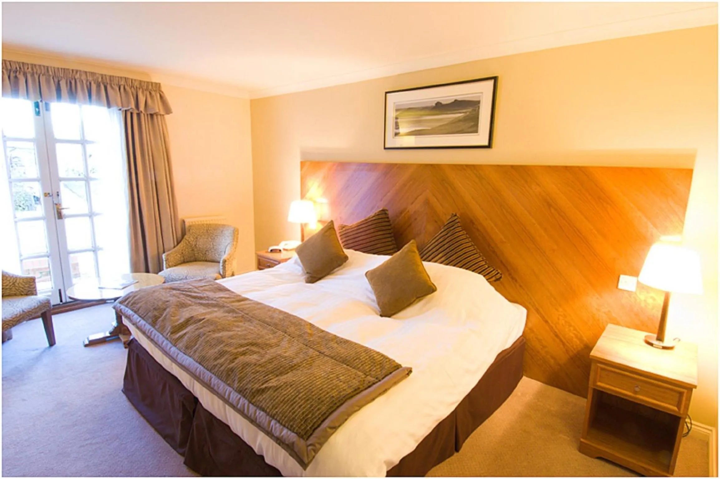 Bedroom, Bed in Thorpeness Golf Club and Hotel