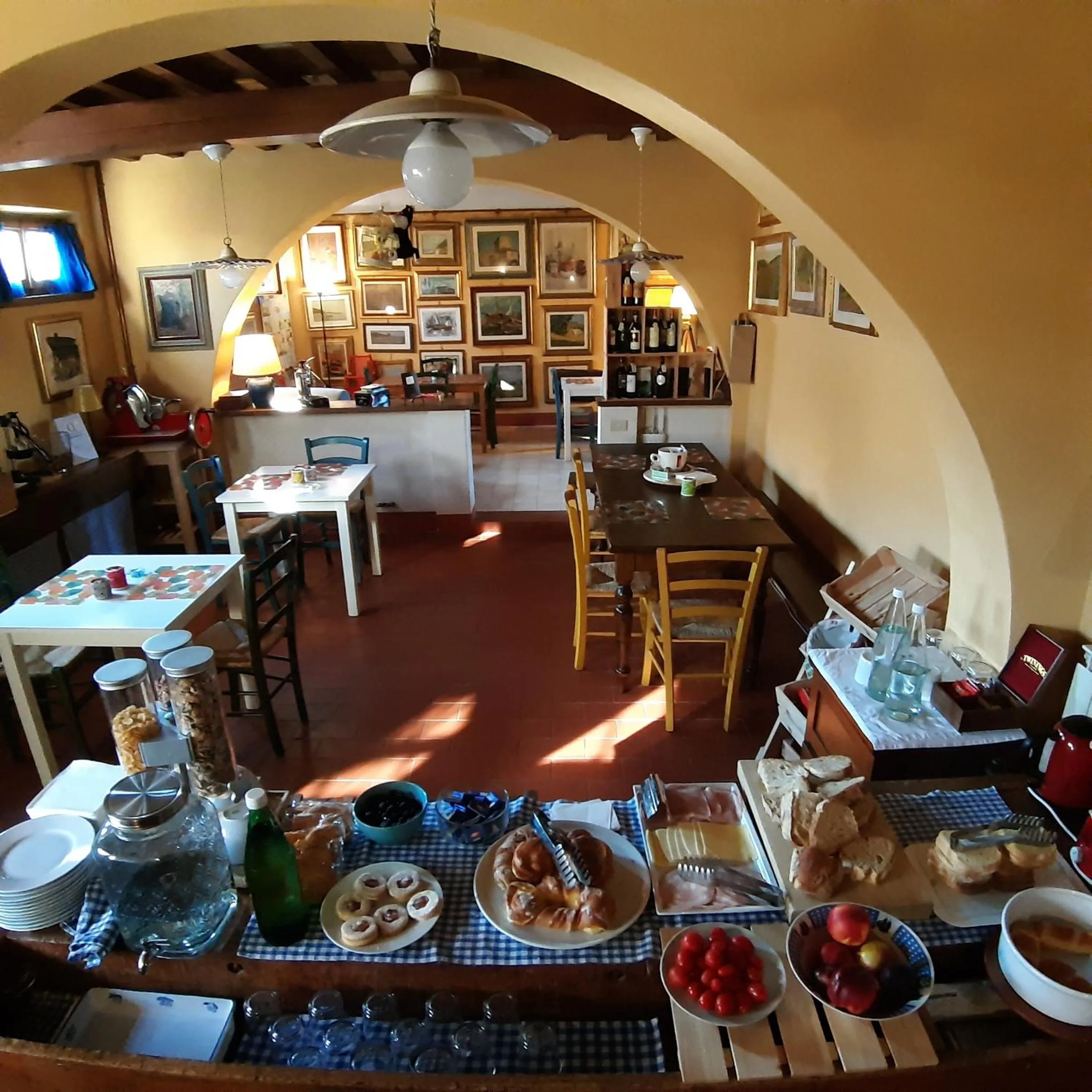 Food and drinks in B&B La corte di Stelio