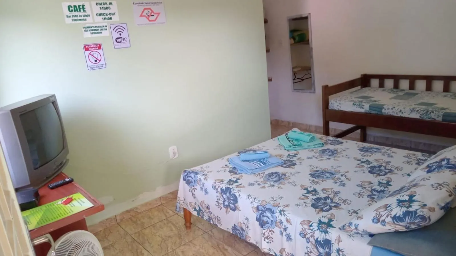 Bed in Pousada Recanto Verde Cunha