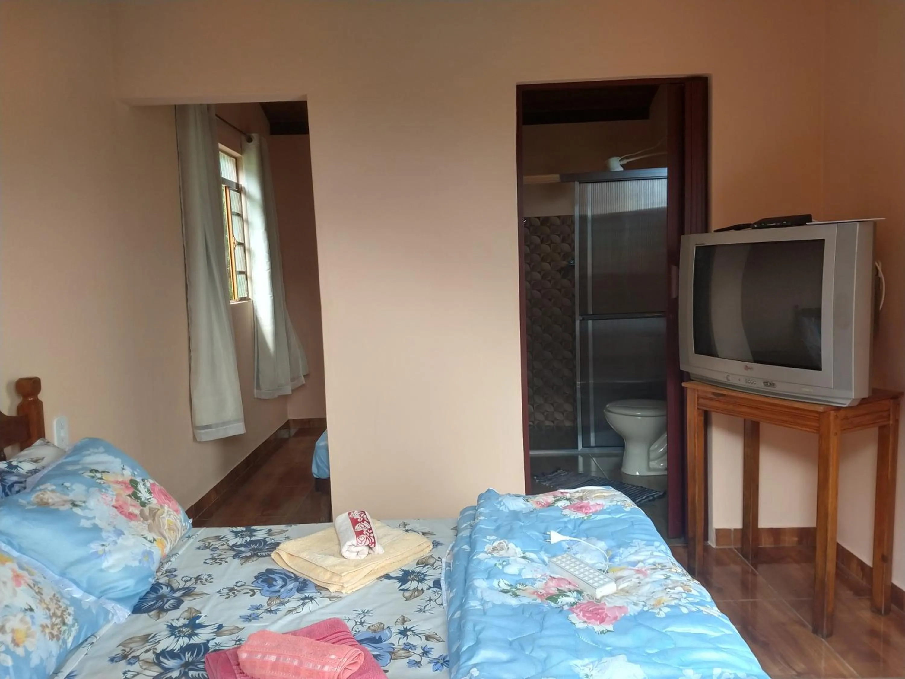 Bed in Pousada Recanto Verde Cunha