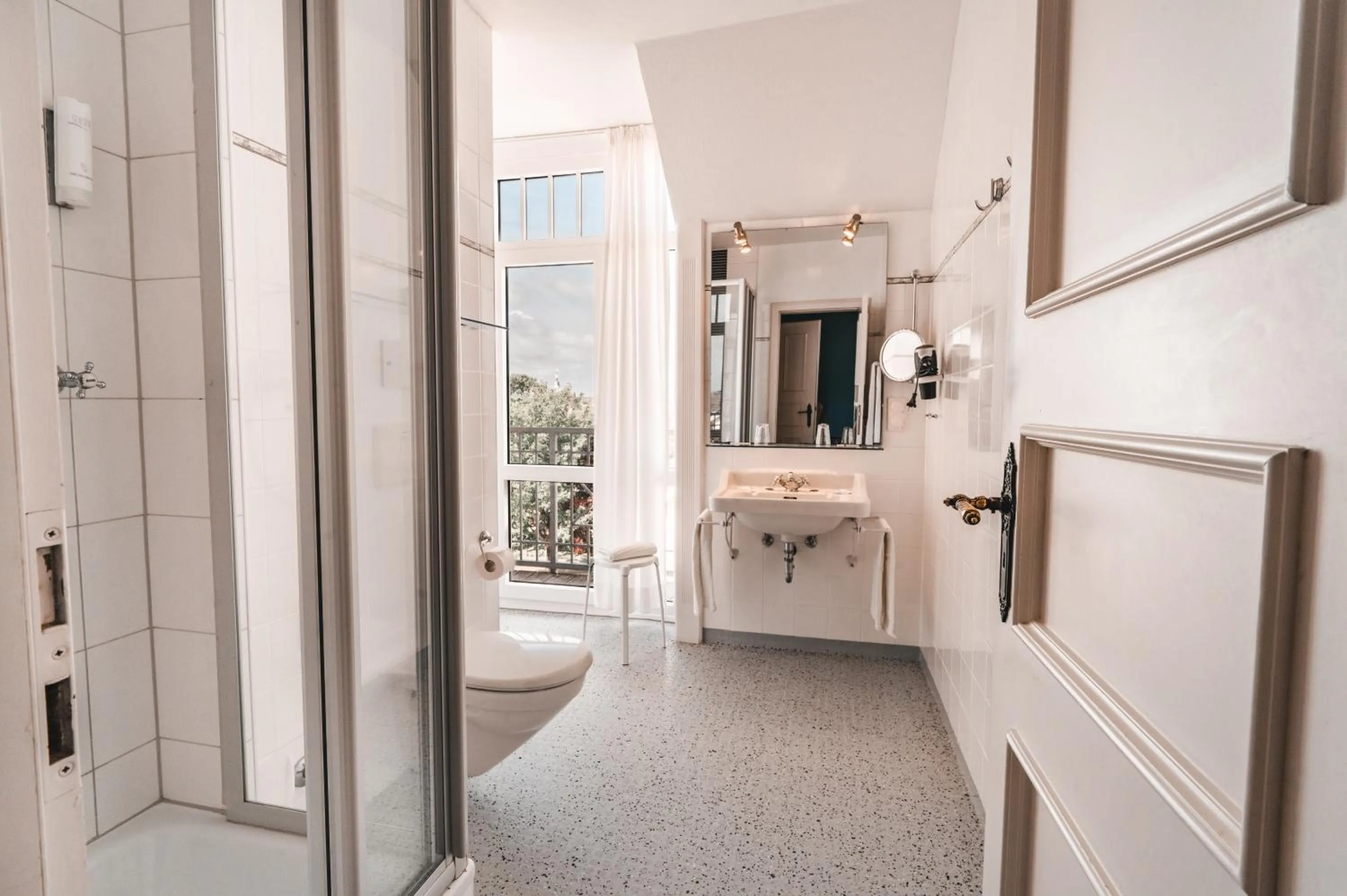 Bathroom in Hotel Hüttmann