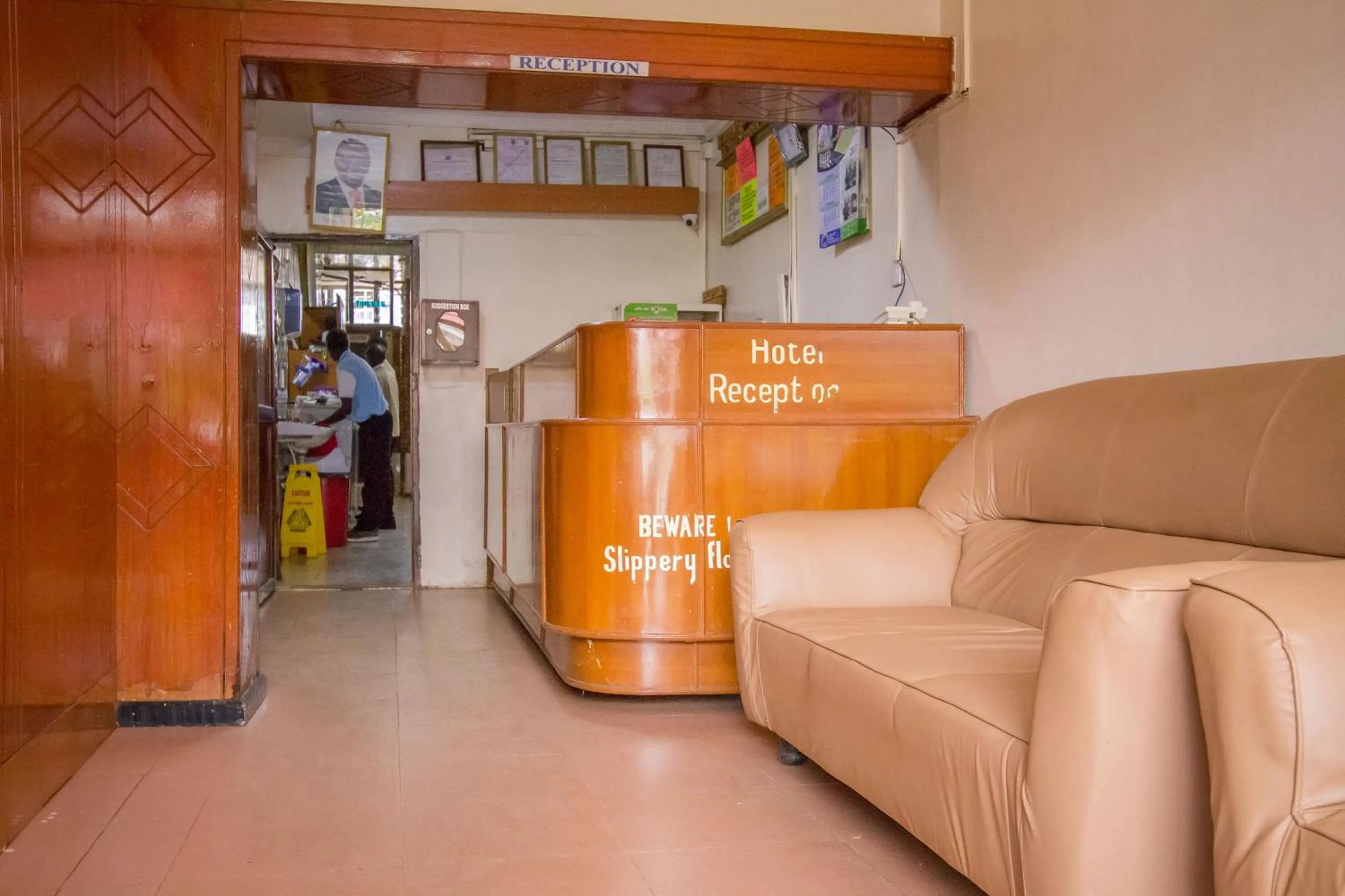 Lobby or reception in Sunshine Hotel Tengecha