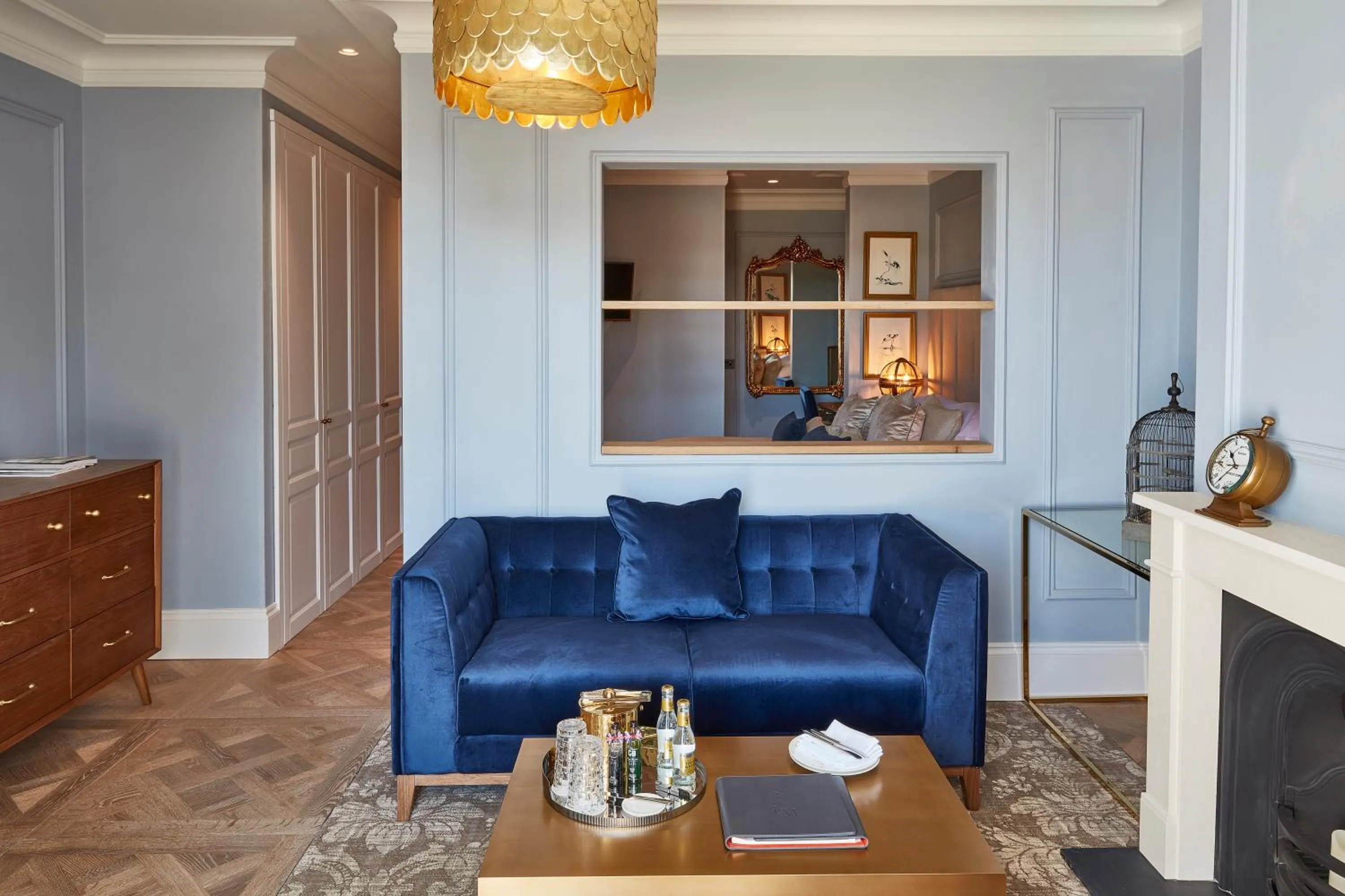 Living room in Lympstone Manor Hotel Restaurant & Vineyard - Relais & Chateaux