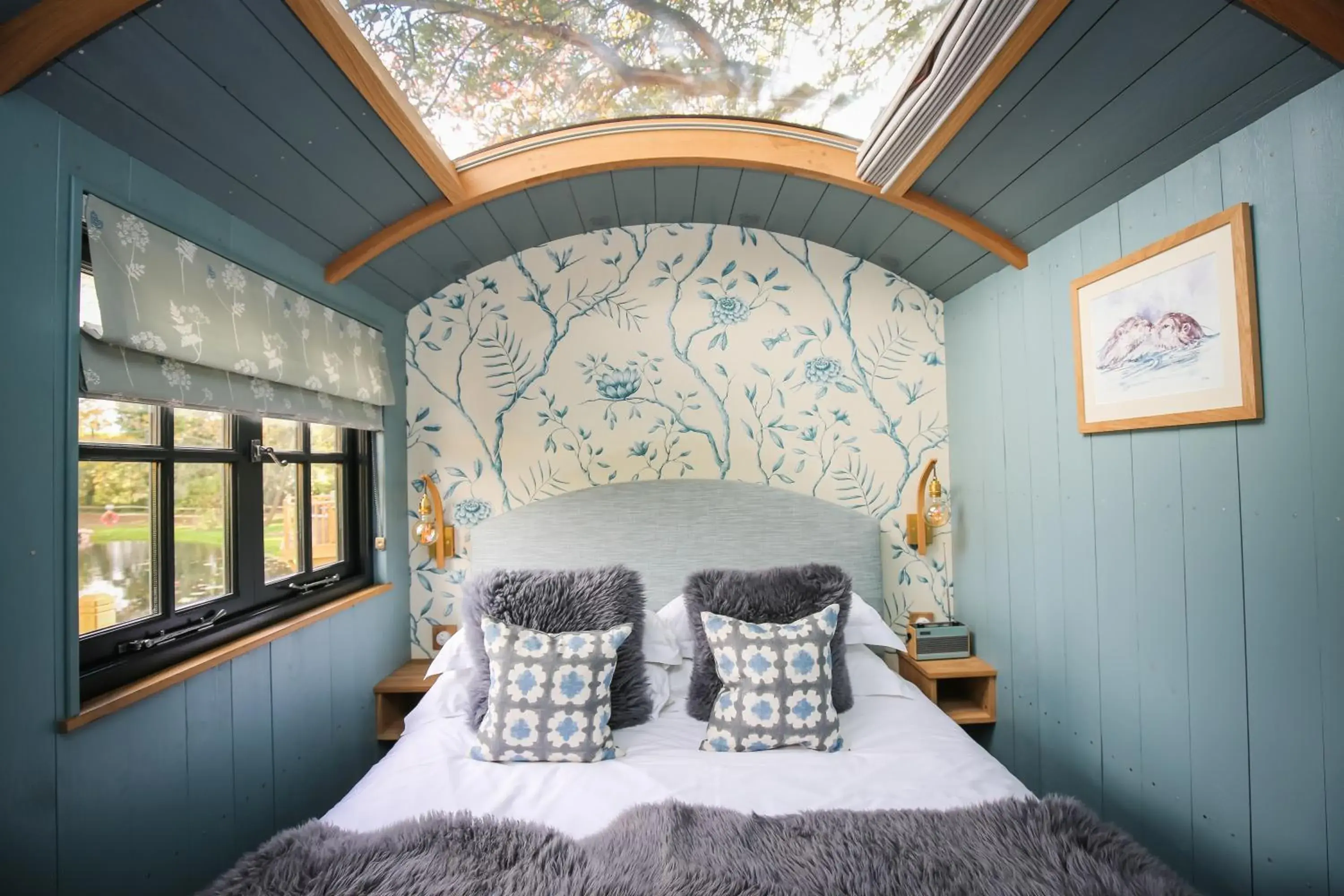 Shepherds Hut - Twin in Lympstone Manor Hotel Restaurant & Vineyard - Relais & Chateaux Shepherds Hut - Twin in Lympstone Manor Hotel Restaurant & Vineyard - Relais & Chateaux