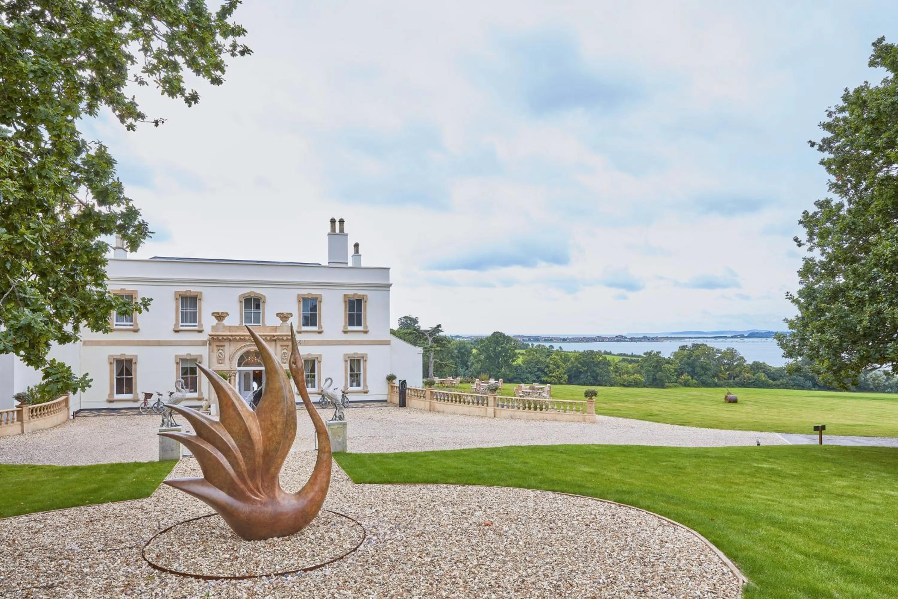 Facade/entrance in Lympstone Manor Hotel Restaurant & Vineyard - Relais & Chateaux