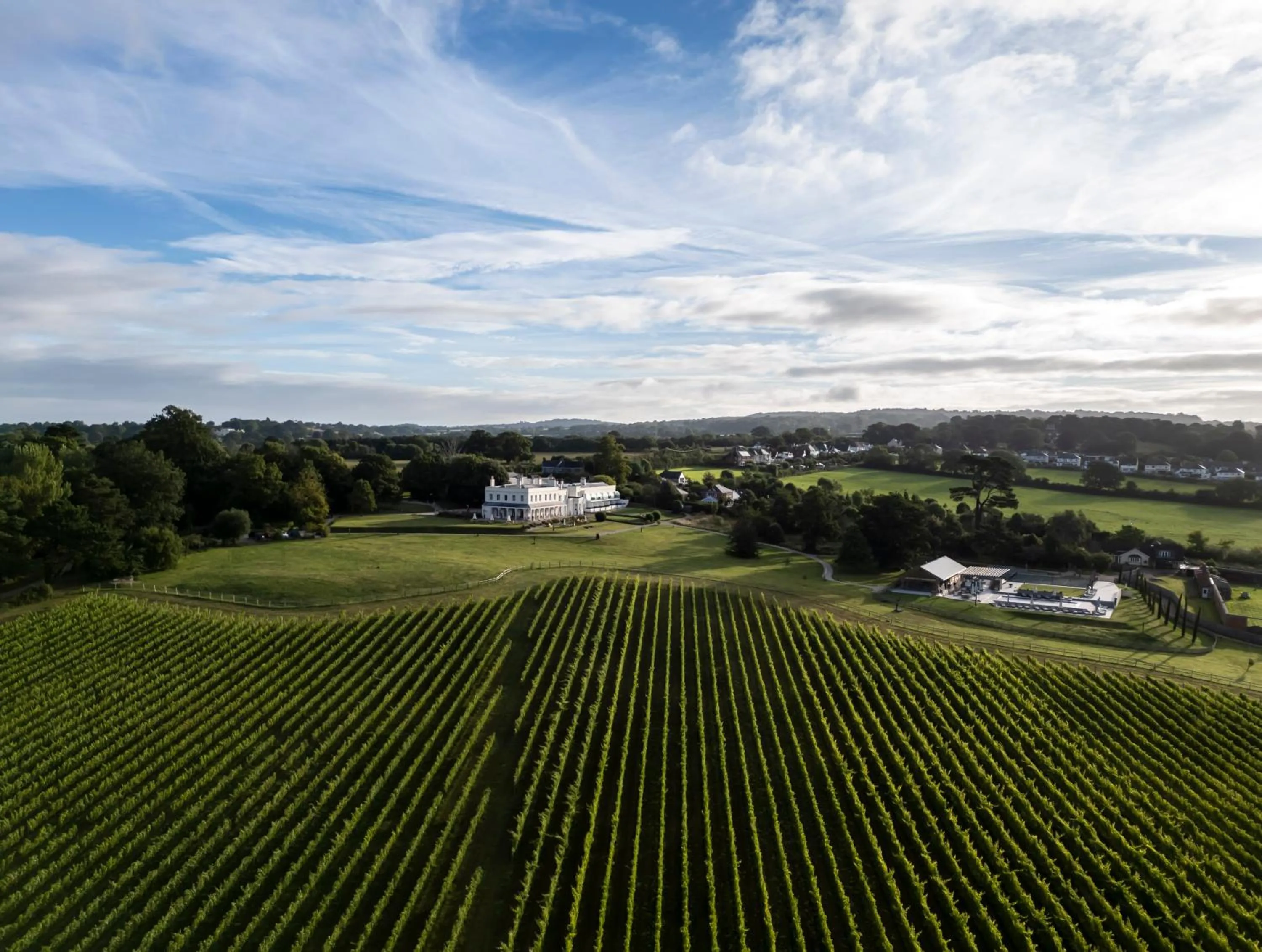 Property building in Lympstone Manor Hotel Restaurant & Vineyard - Relais & Chateaux