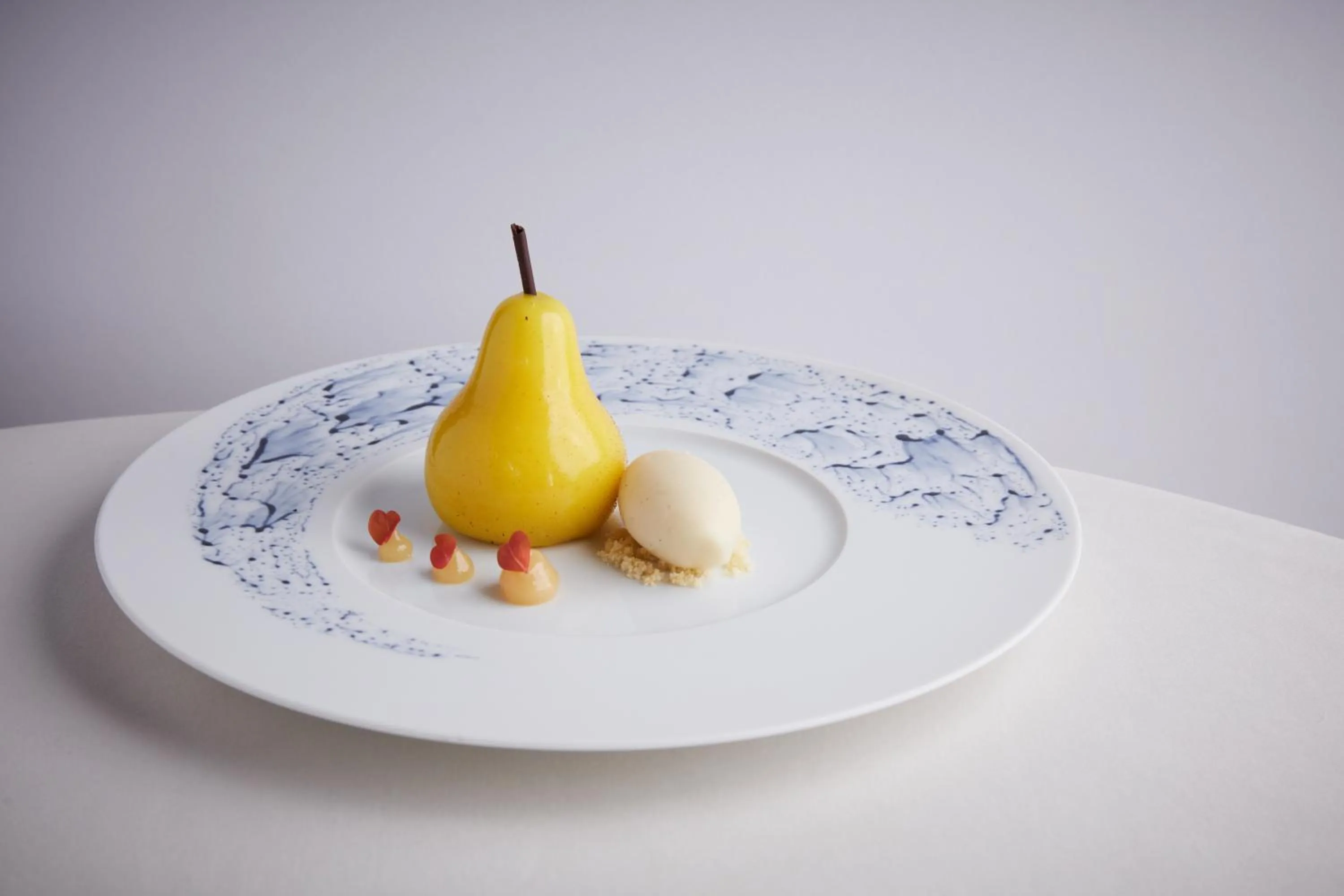 Food close-up in Lympstone Manor Hotel Restaurant & Vineyard - Relais & Chateaux