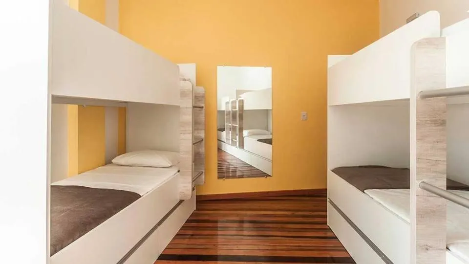 Balcony/Terrace, Bed in The Bridge Hostel Florianópolis