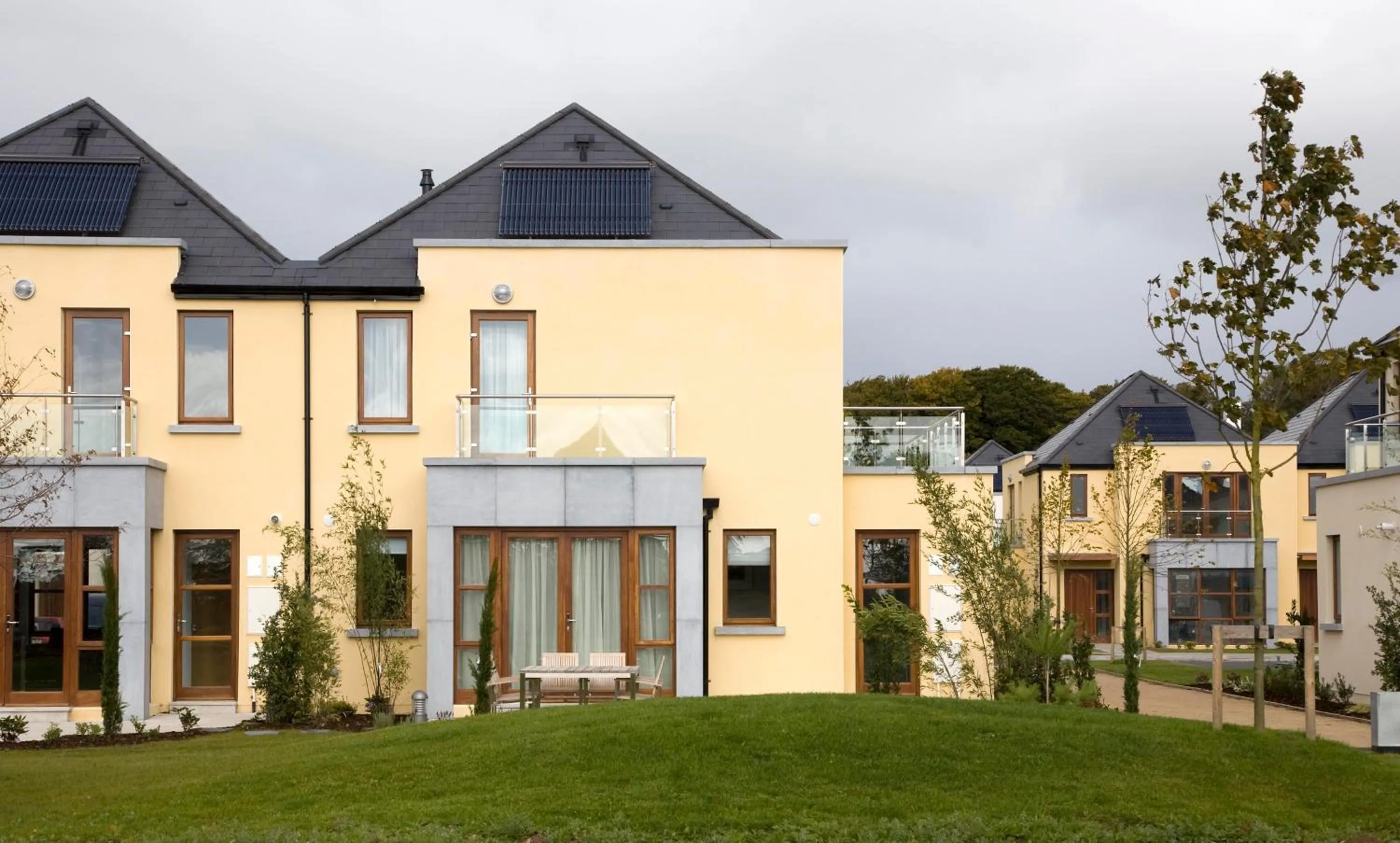 Facade/entrance in Waterford Castle Hotel Lodges
