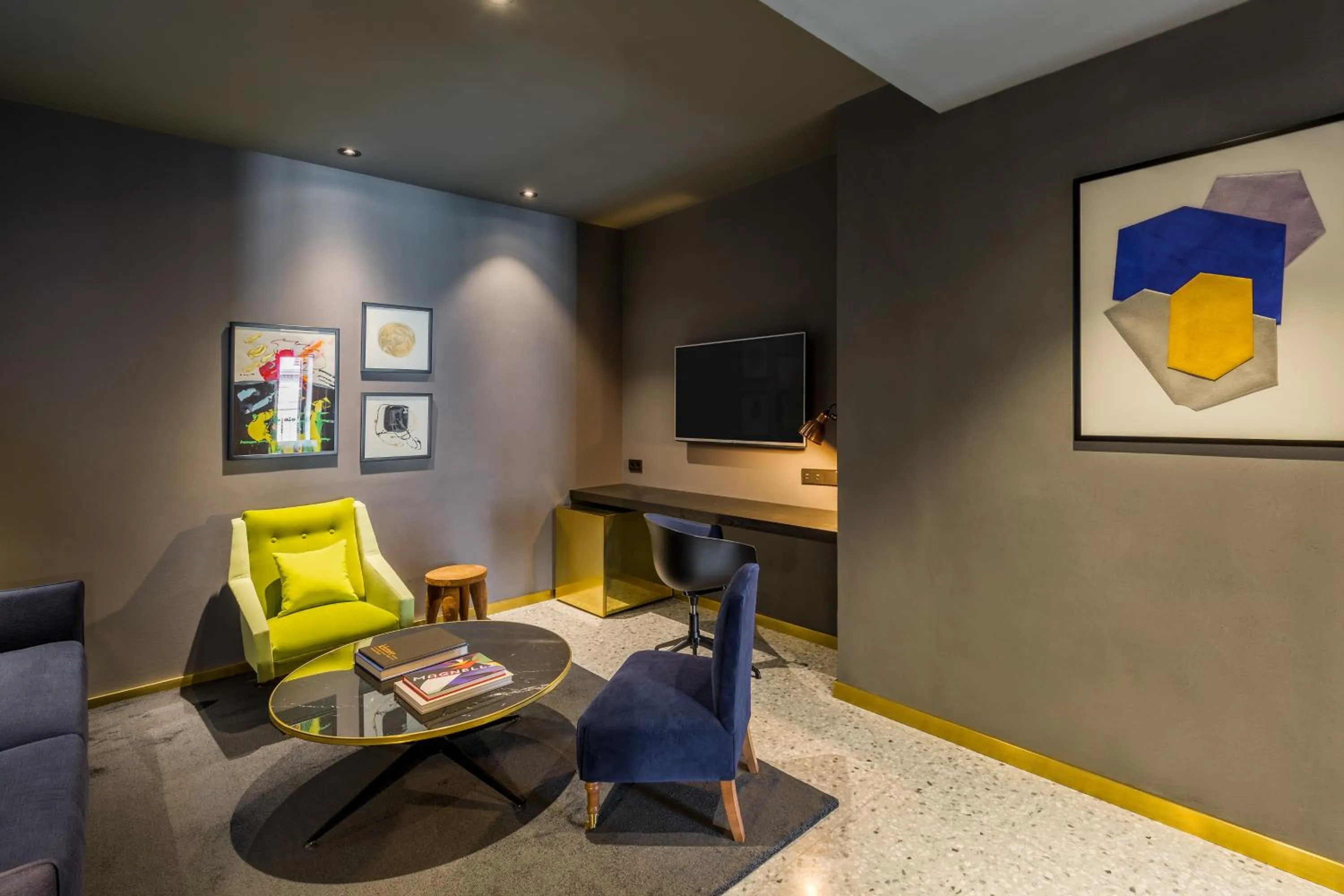 Living room in Room Mate Collection Gerard, Barcelona