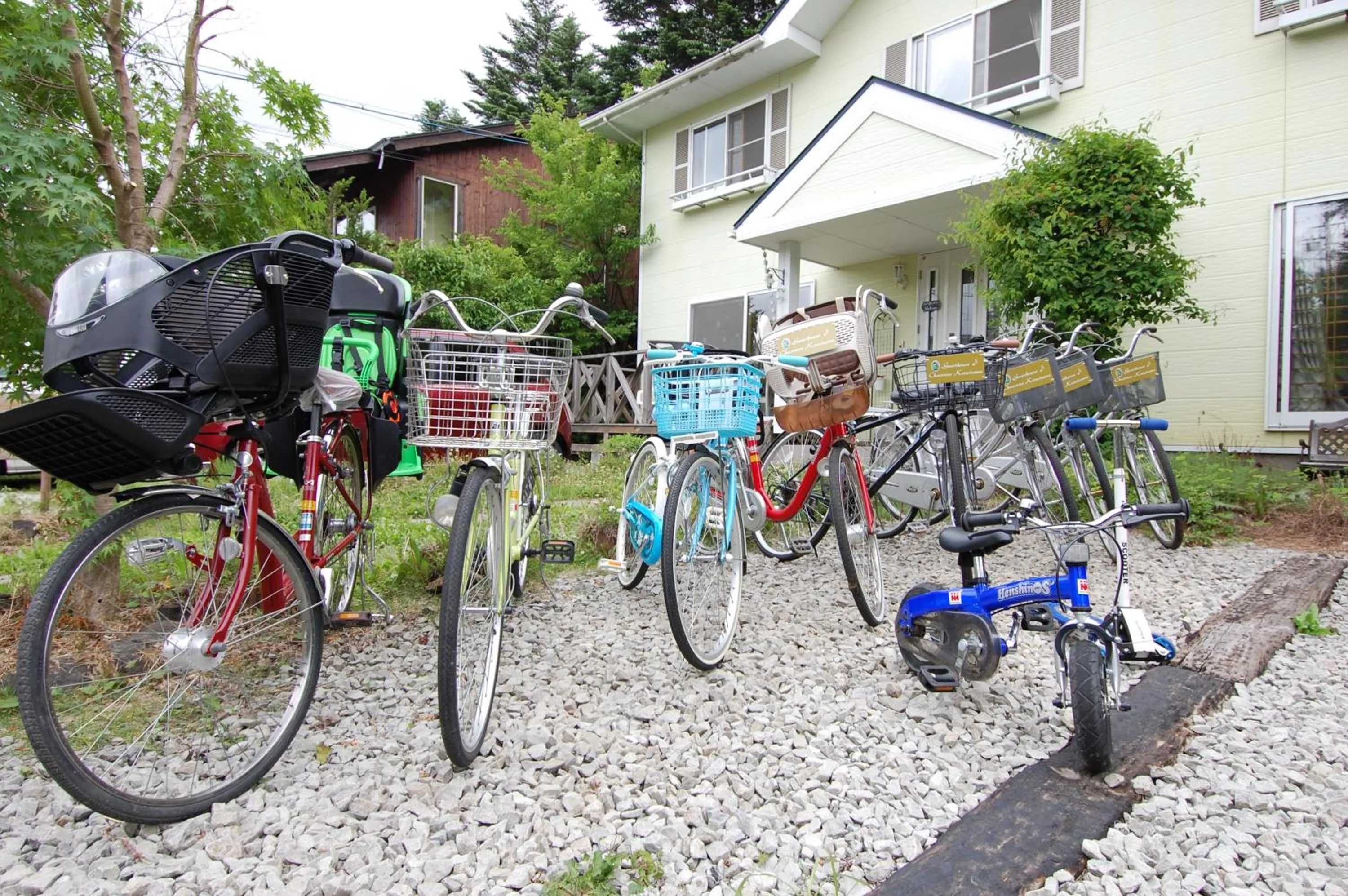 Cycling in Guest House Chaconne Karuizawa