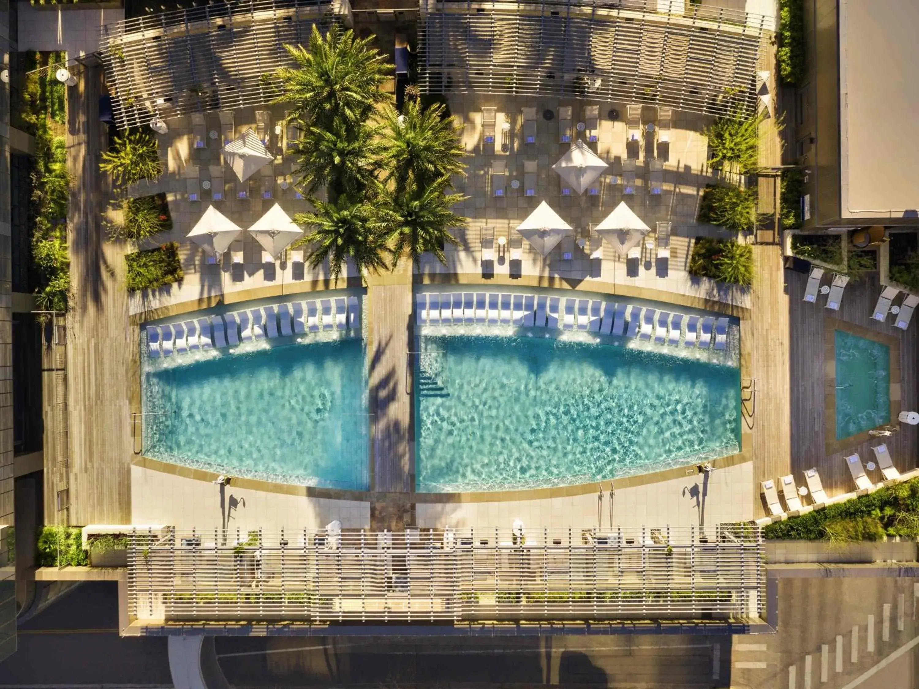 Pool view in Fairmont Austin Pool view in Fairmont Austin