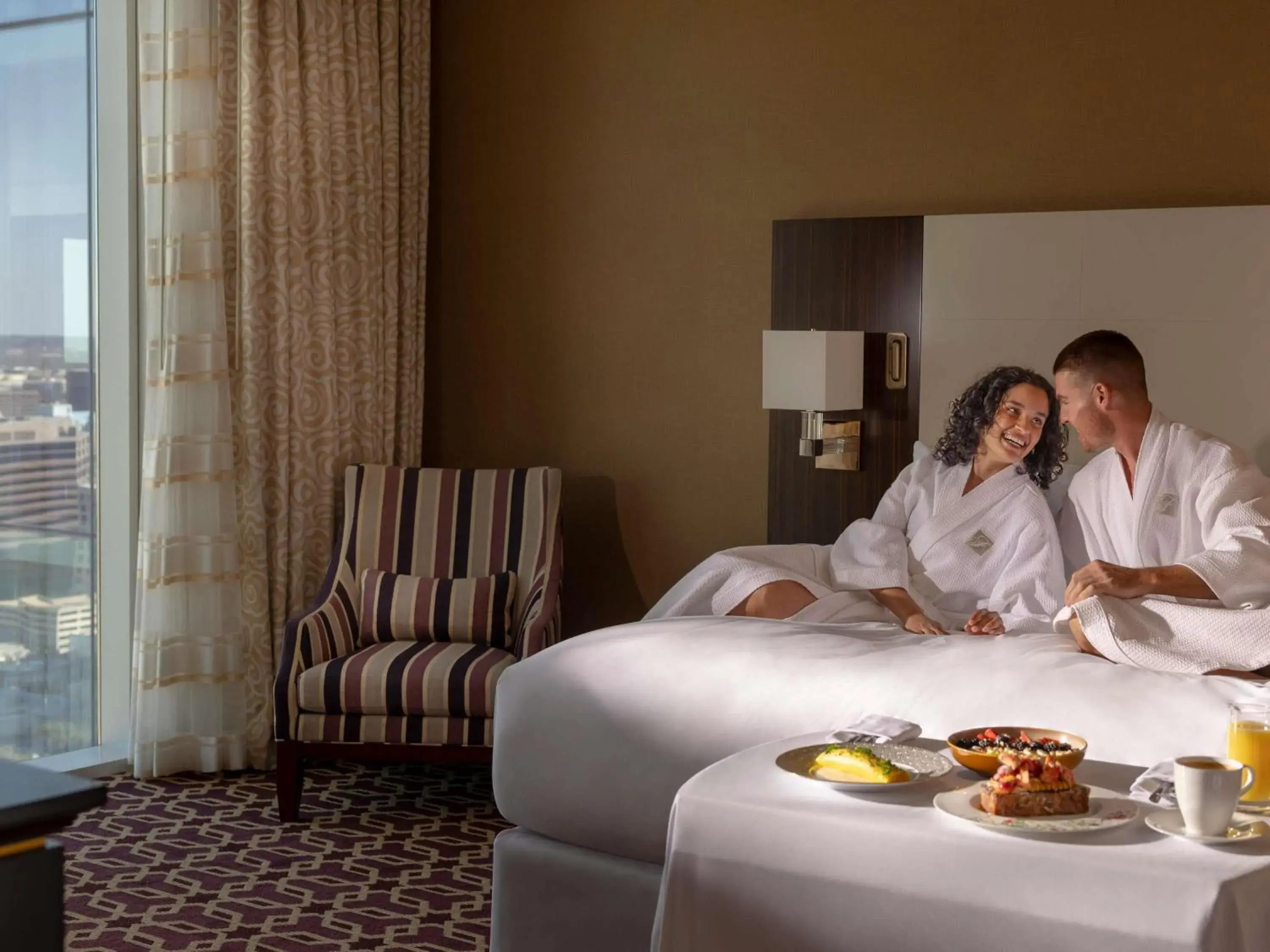 Breakfast, Bed in Fairmont Austin Breakfast, Bed in Fairmont Austin