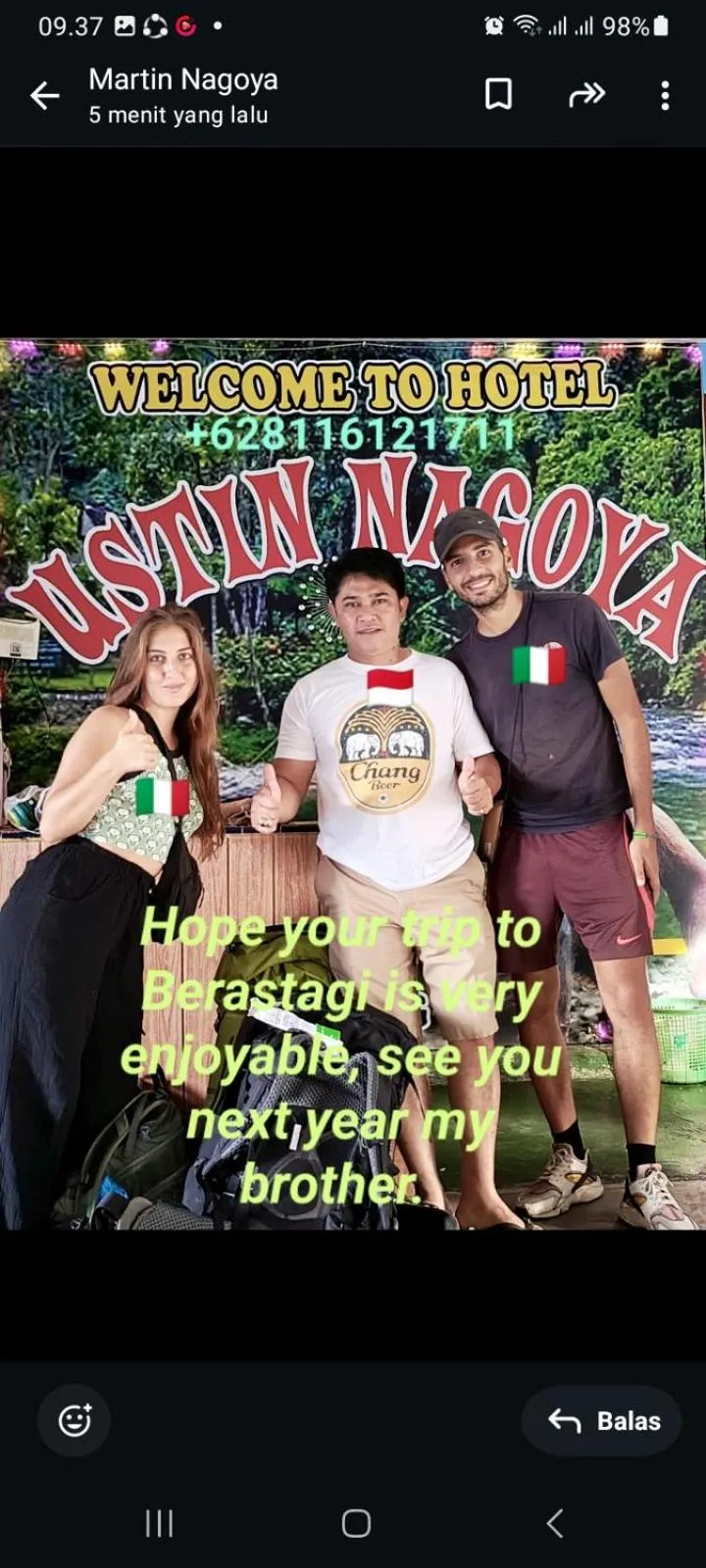 Ustin Nagoya Bukit Lawang Orangutan Trekking & transport only book with us