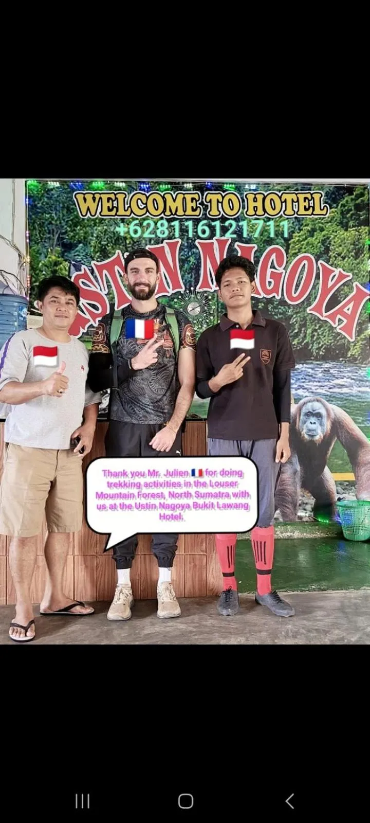 Ustin Nagoya Bukit Lawang Orangutan Trekking & transport only book with us
