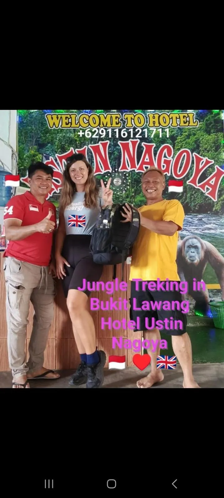 Ustin Nagoya Bukit Lawang Orangutan Trekking & transport only book with us